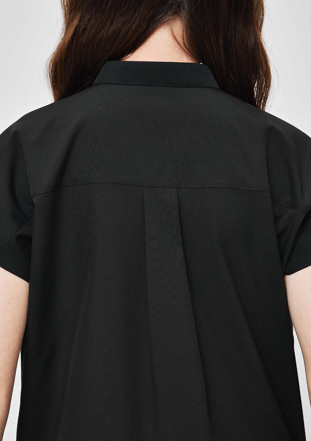 Mandarin MoveTech® Scrub Top - Women / So Black