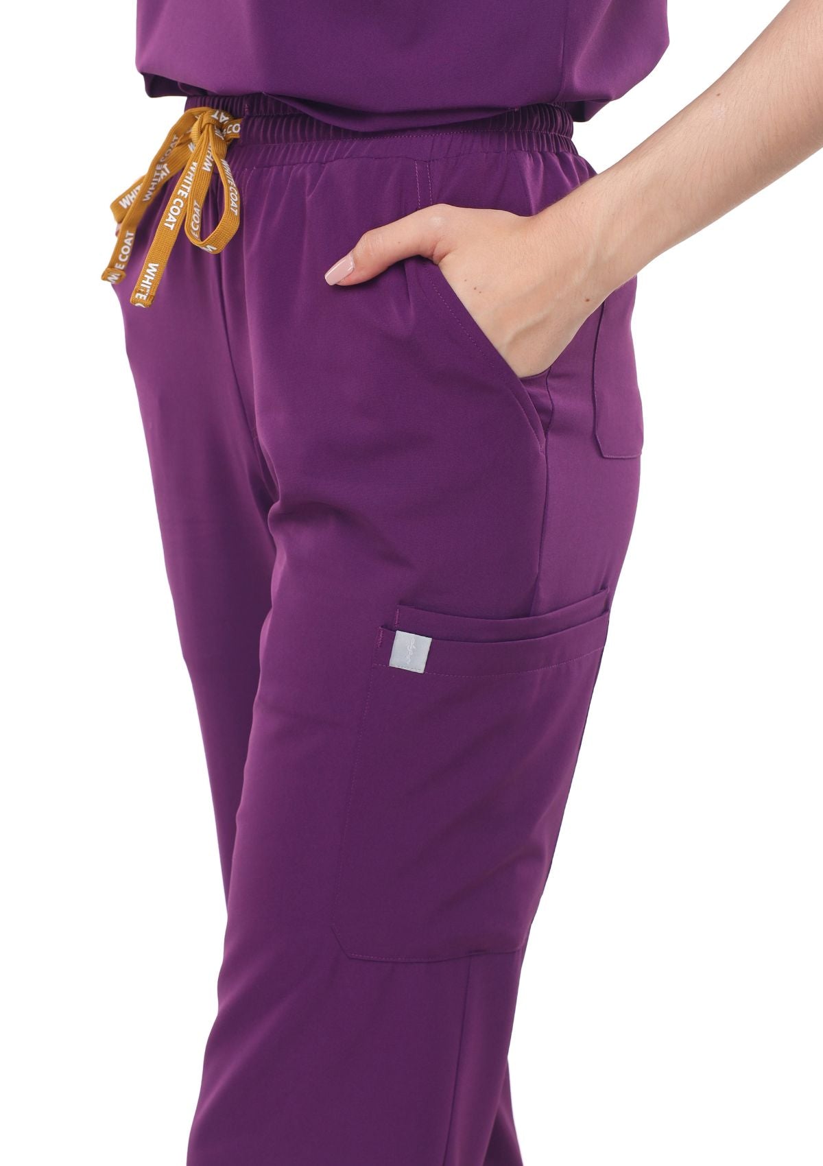 Straight Cut MoveTech® Scrub Pants 2.0 - Women / Plum