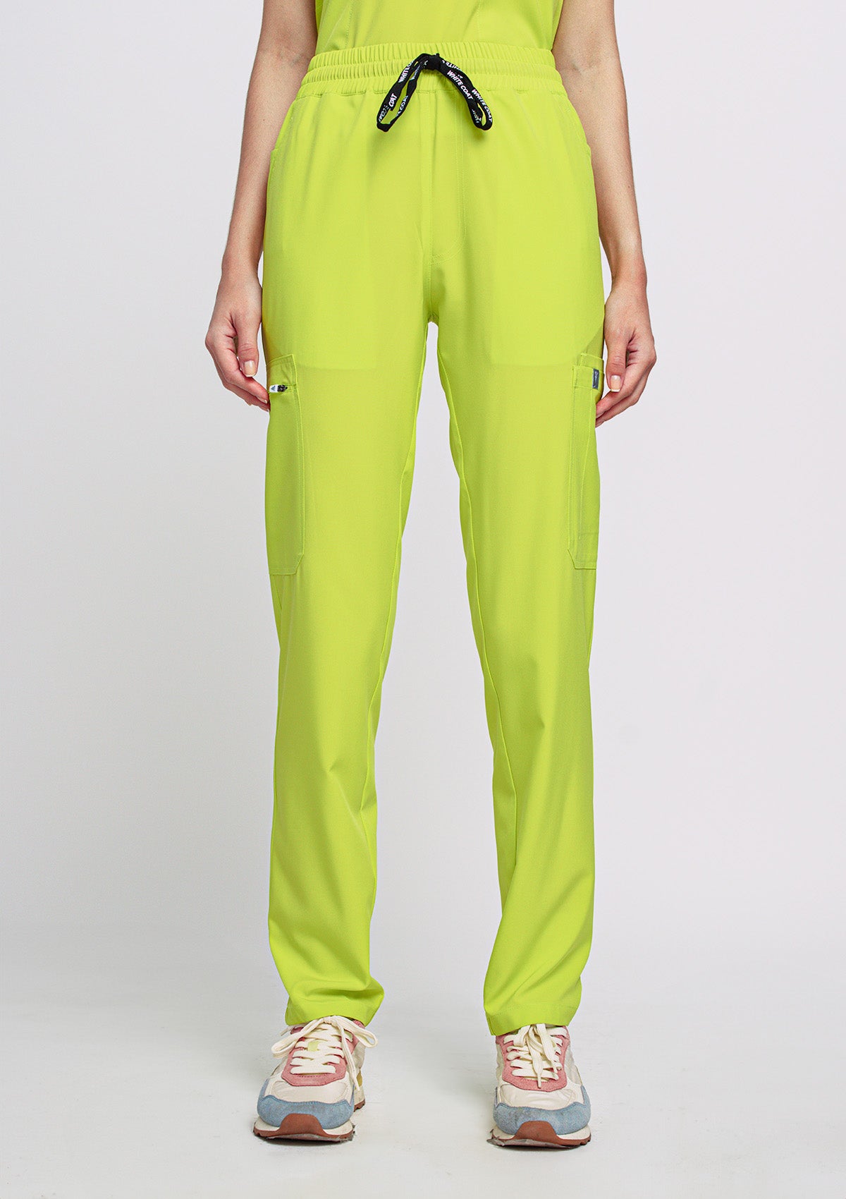 Tapered MoveTech® Scrub Pants - Women / Atomic Yellow