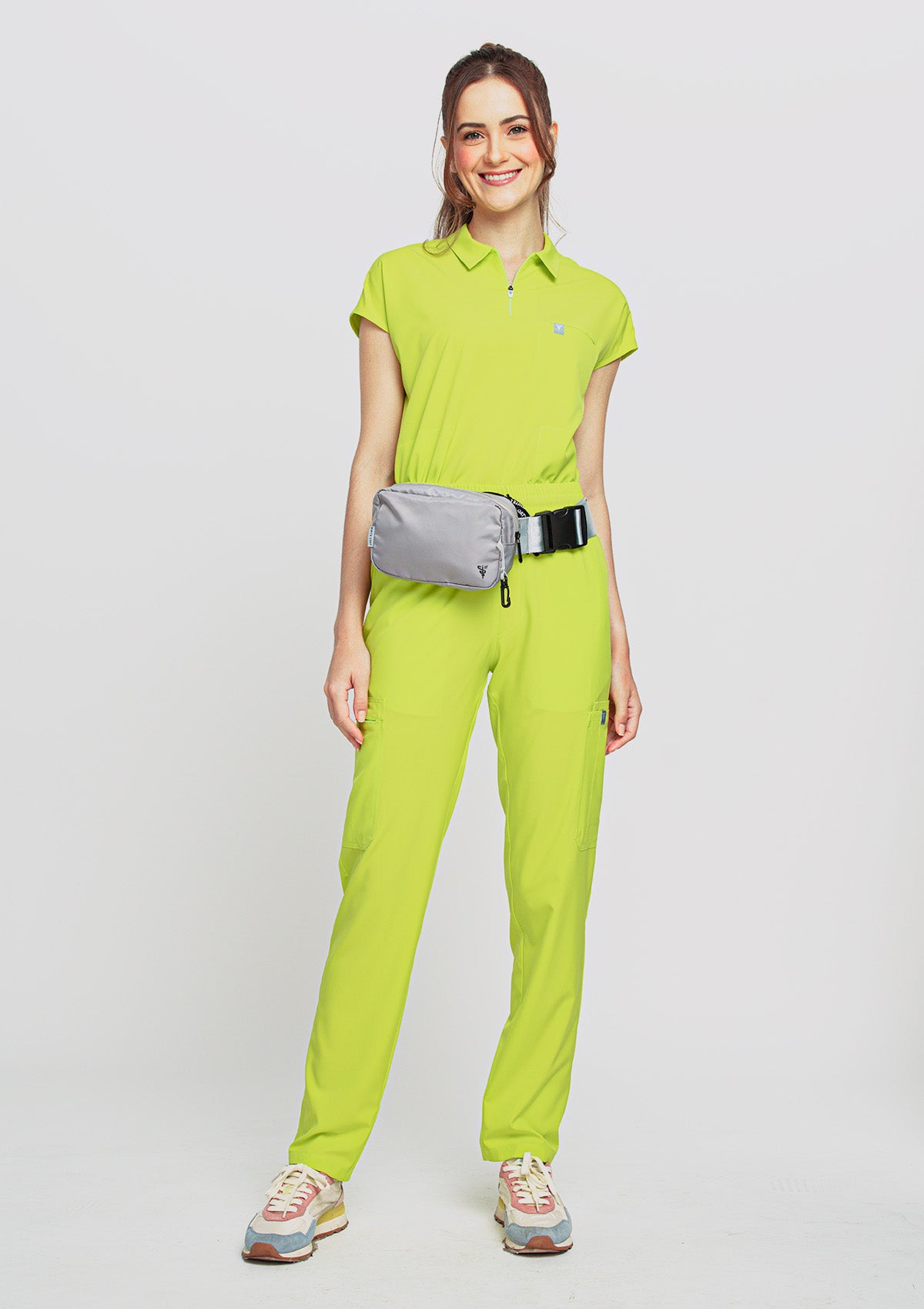 Tapered MoveTech® Scrub Pants - Women / Atomic Yellow