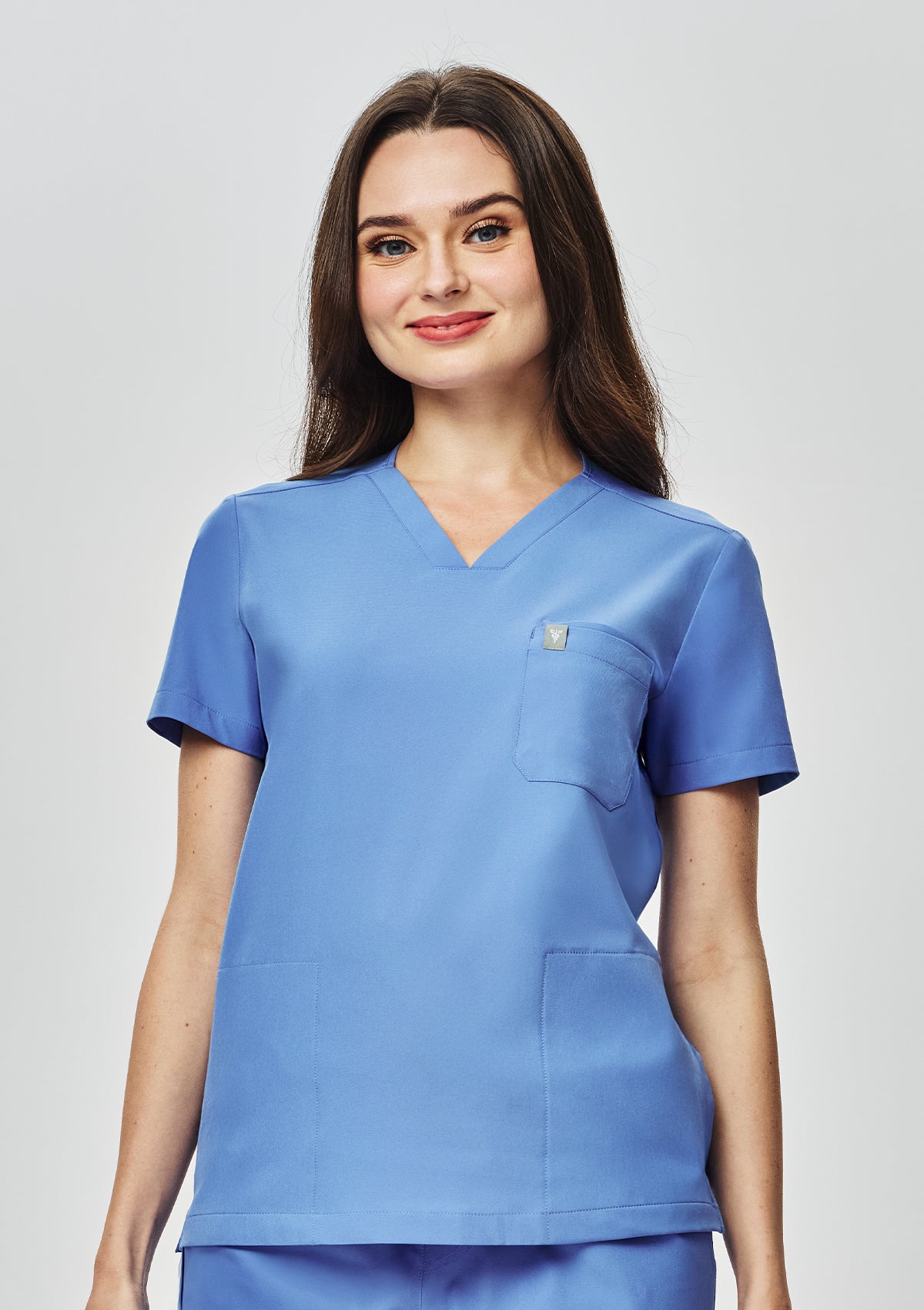 4-Pocket MoveTech® Scrub Top - Women / Cool Ceil