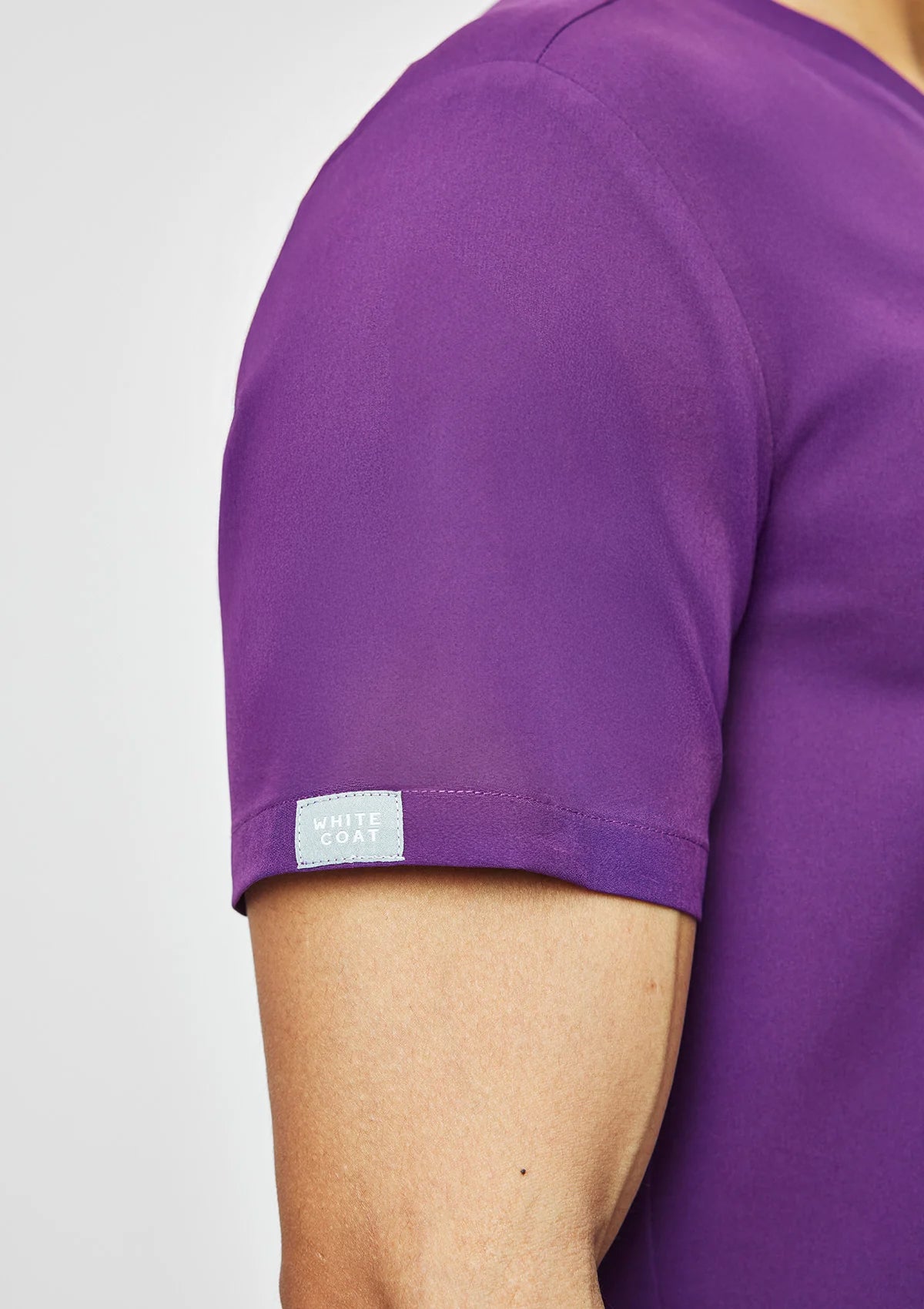 4-Pocket MoveTech® Scrub Top - Men / Plum