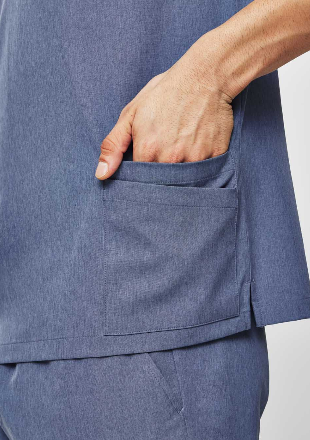 5-Pocket MoveTech® Matrix Scrub Top - Men / Slate