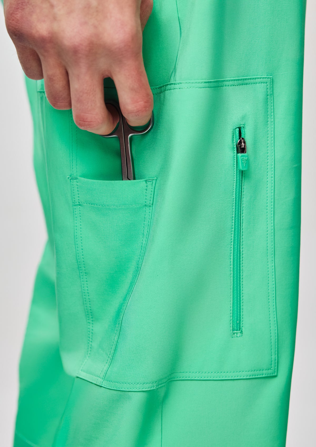 Ribbed Straight Cut MoveTech® Scrub Pants Core+ - Men / Cool Mint