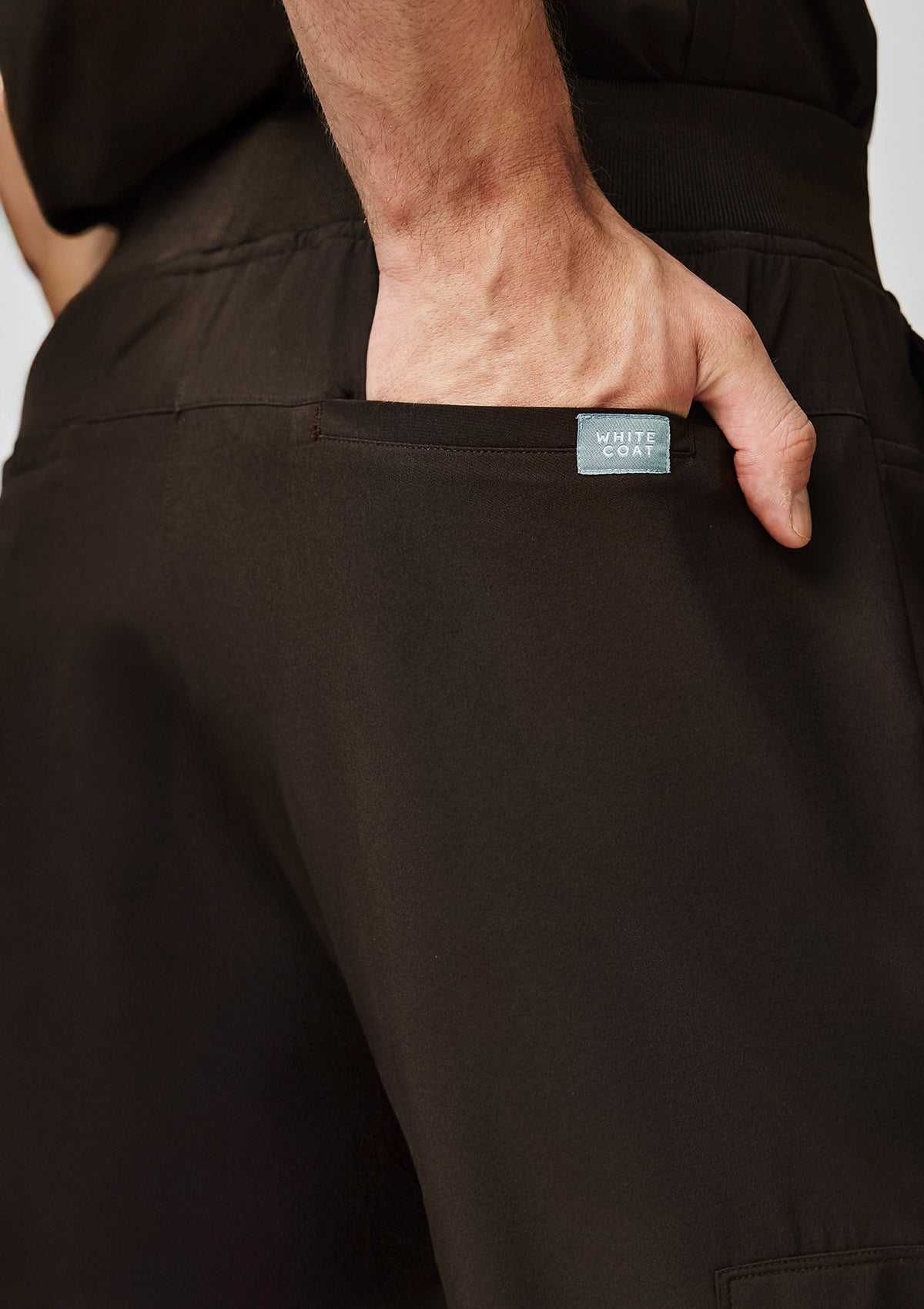 Ribbed Straight Cut MoveTech® Scrub Pants Core+ - Men / Espresso