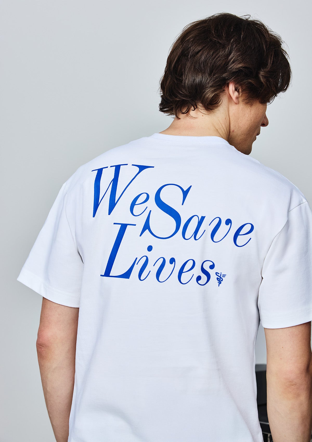 We Save Lives T-Shirt Men / White