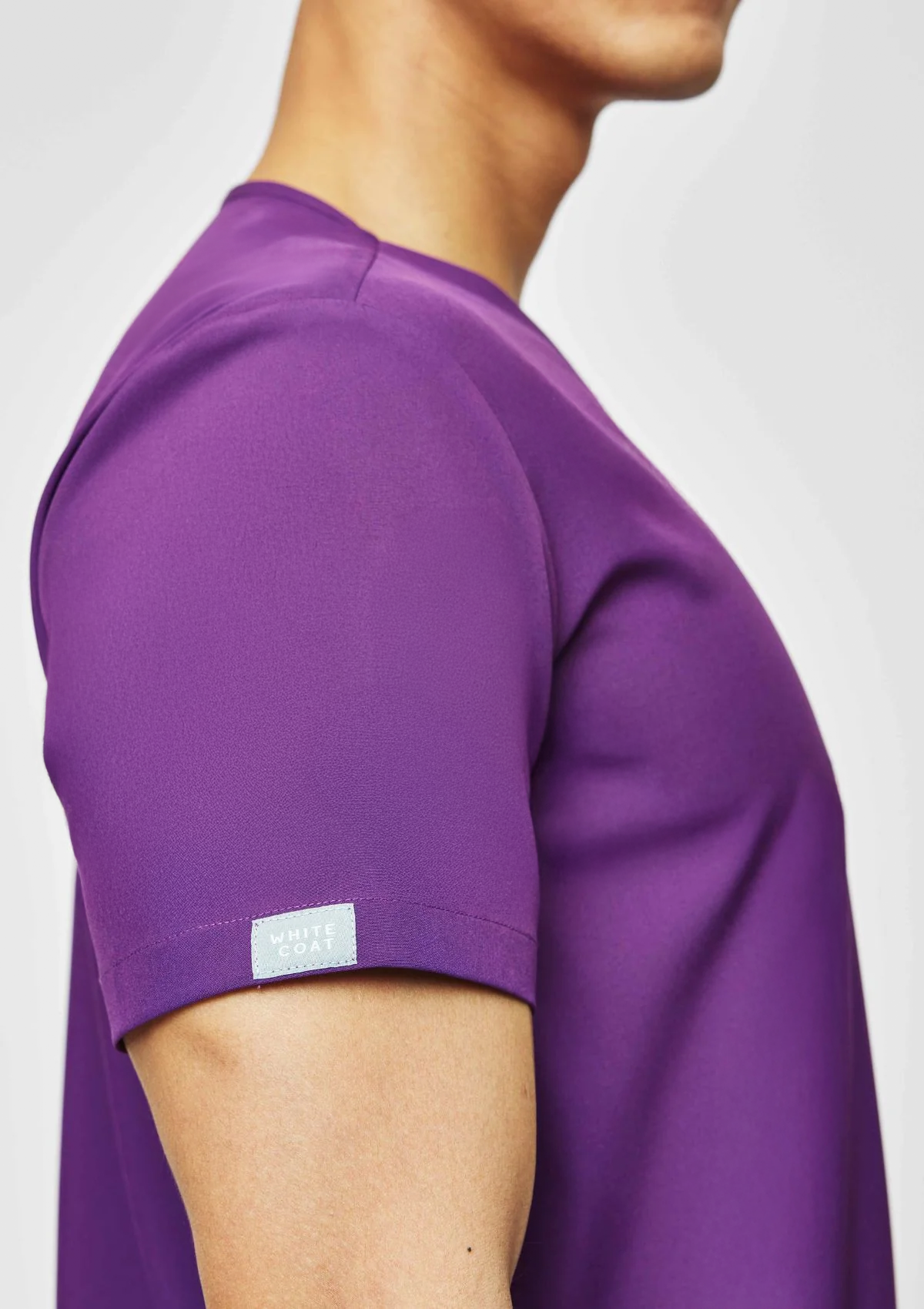 5-Pocket MoveTech® Scrub Top - Men / Plum