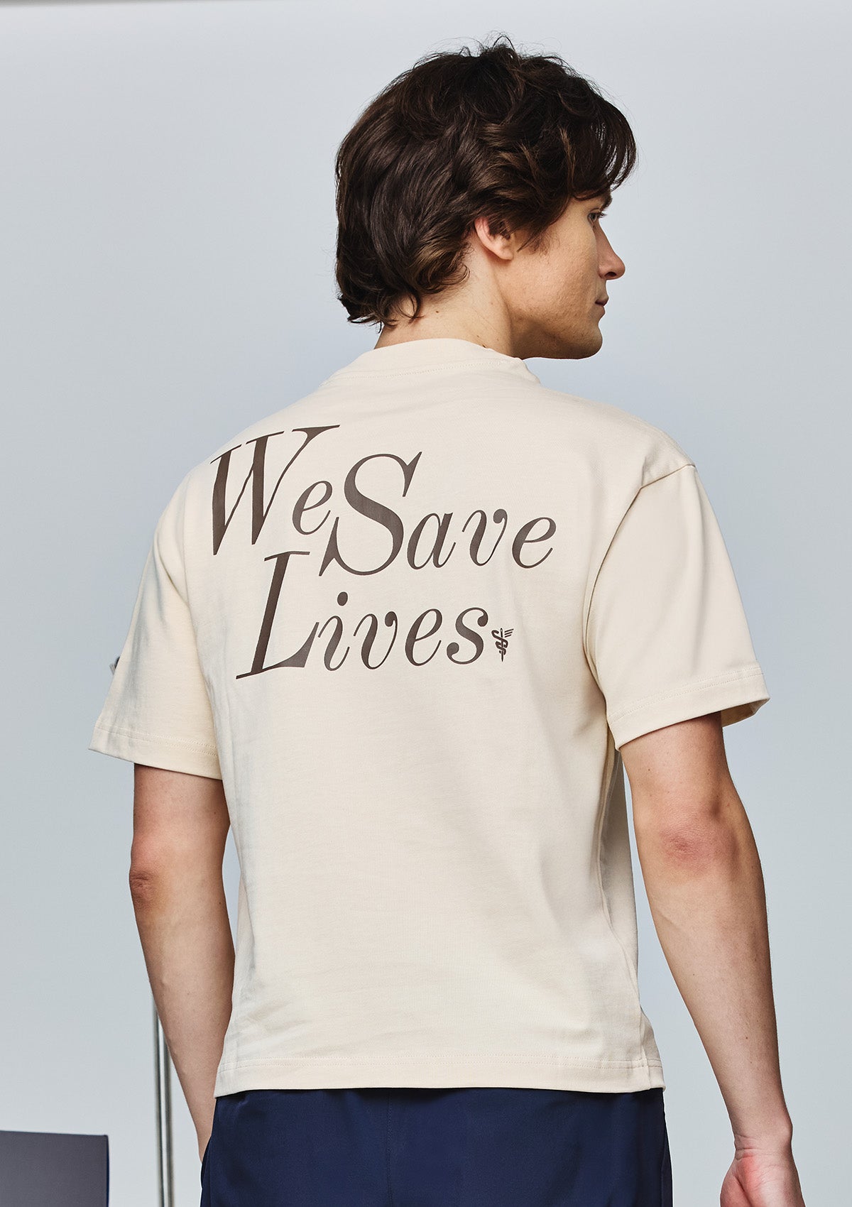 We Save Lives T-Shirt Men / Natural