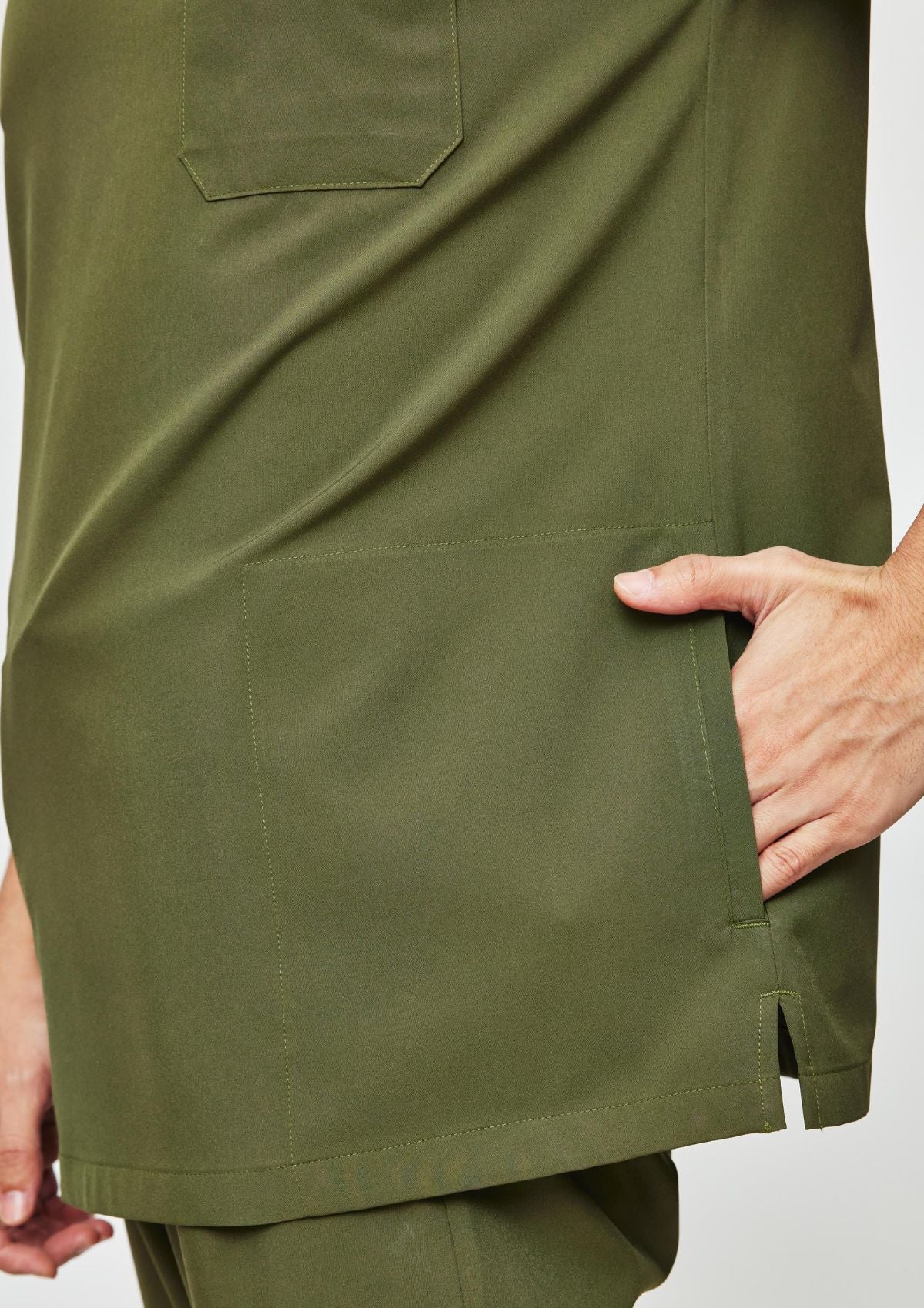 4-Pocket Scrub MoveTech® Top - Men / Forest Green
