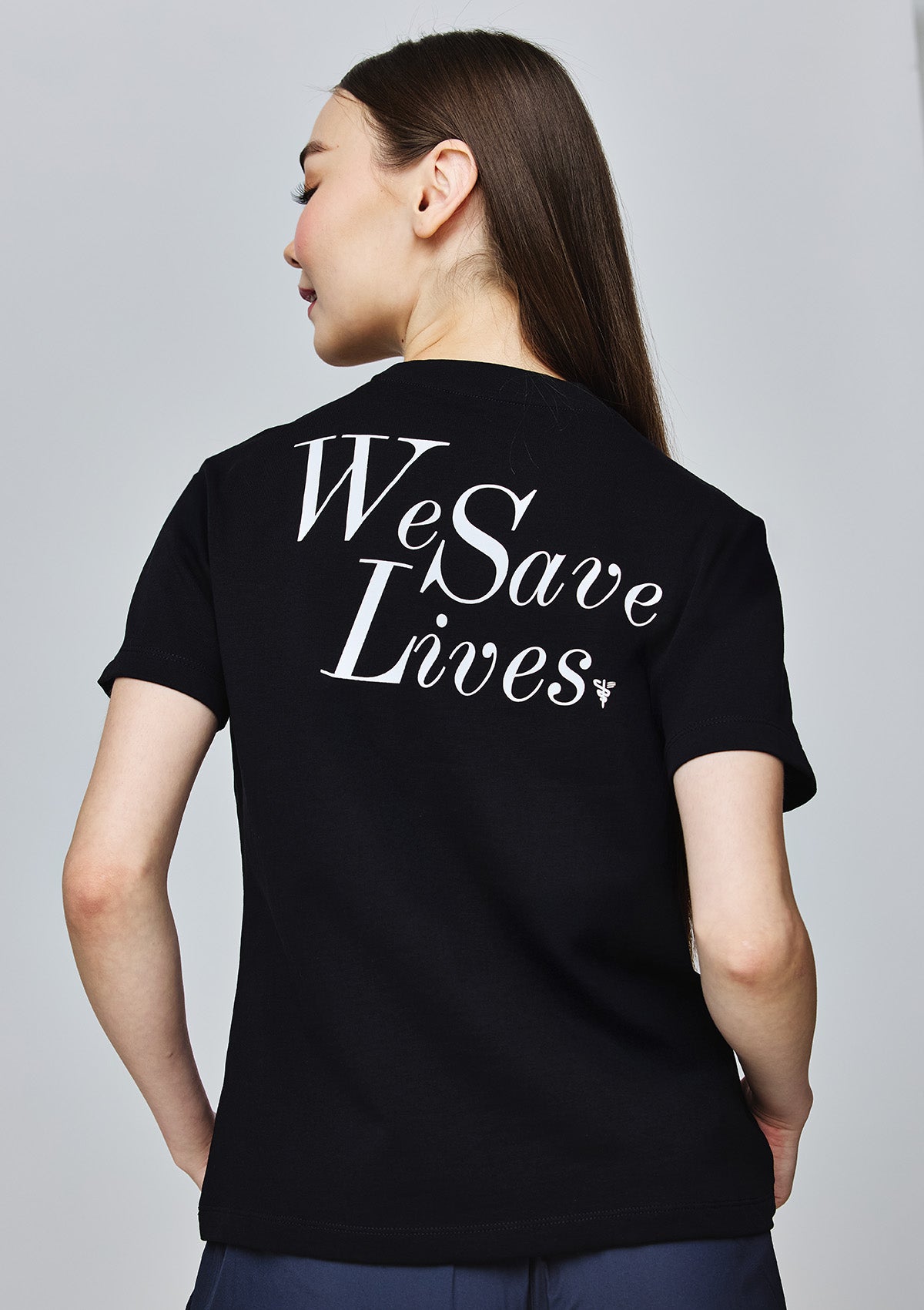 We Save Lives T-Shirt Women / Black