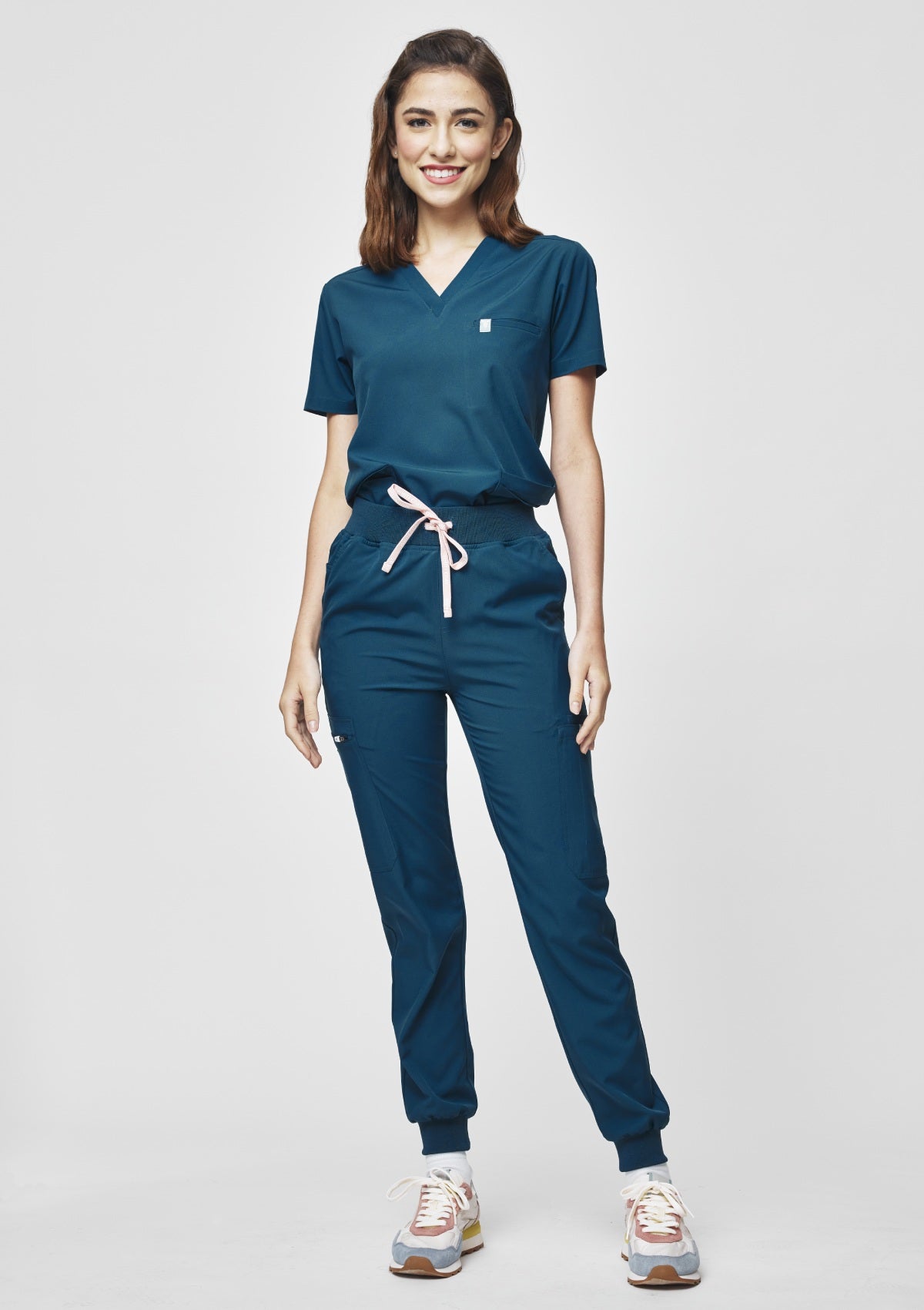 Jogger MoveTech® Scrub Pants - Women / Pacific Tide