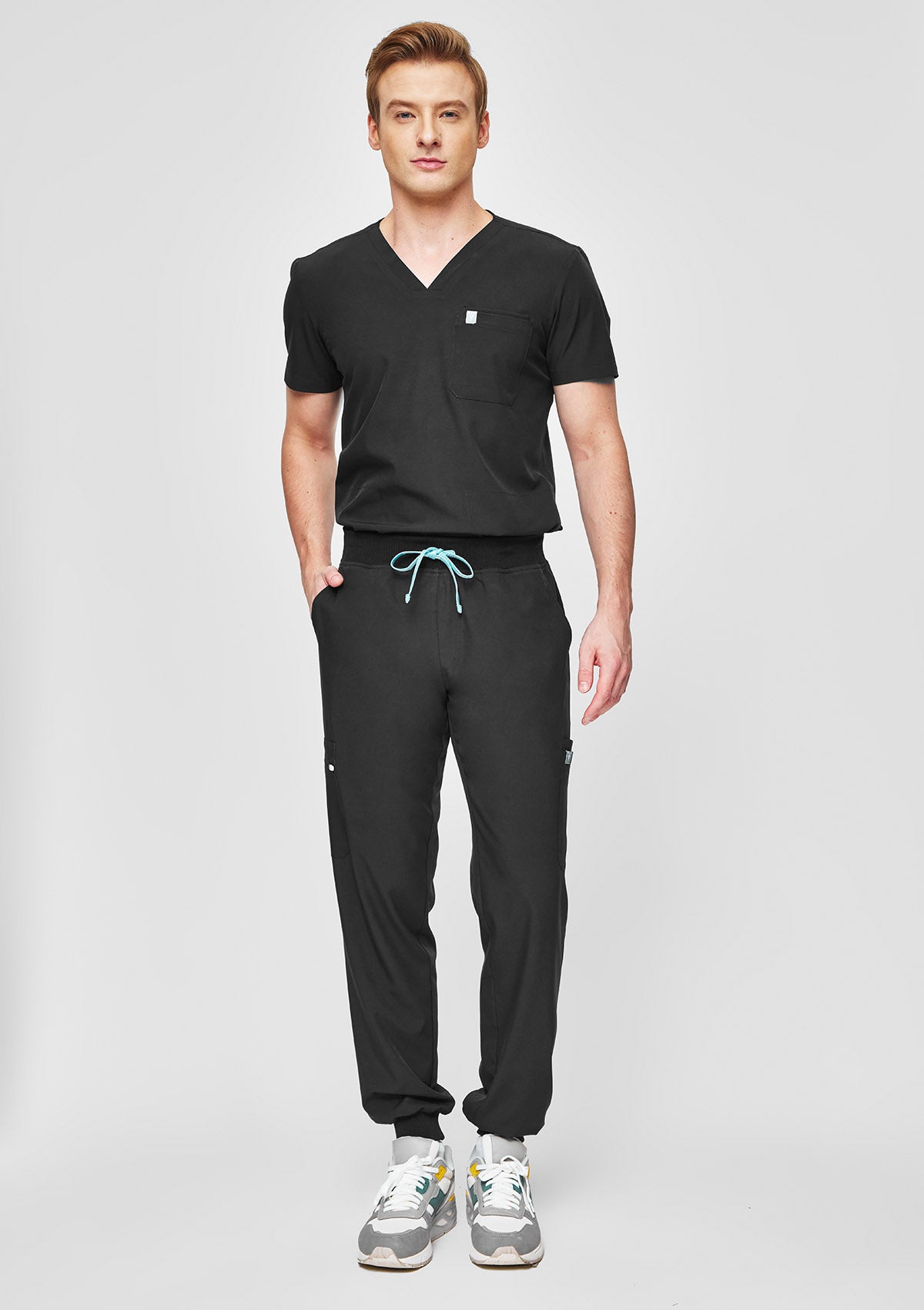 4-Pocket MoveTech® Scrub Top 2.0 - New Logo Men / So Black