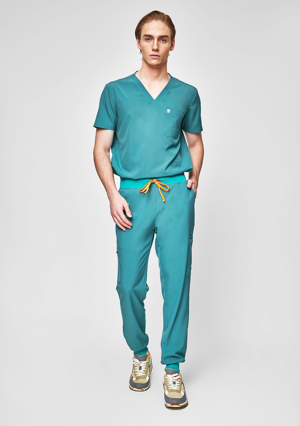 Jogger MoveTech® Scrub Pants 2.0 - New Logo Men / Seafoam