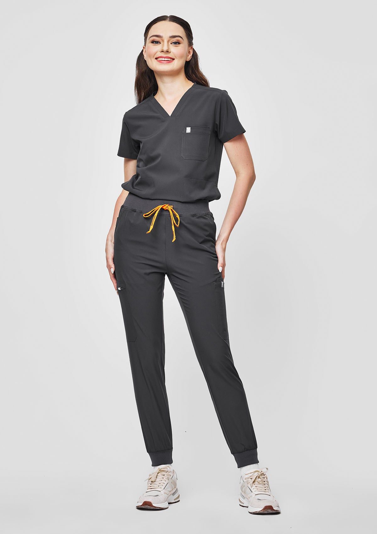 4-Pocket MoveTech® Scrub Top - Women / Graphite