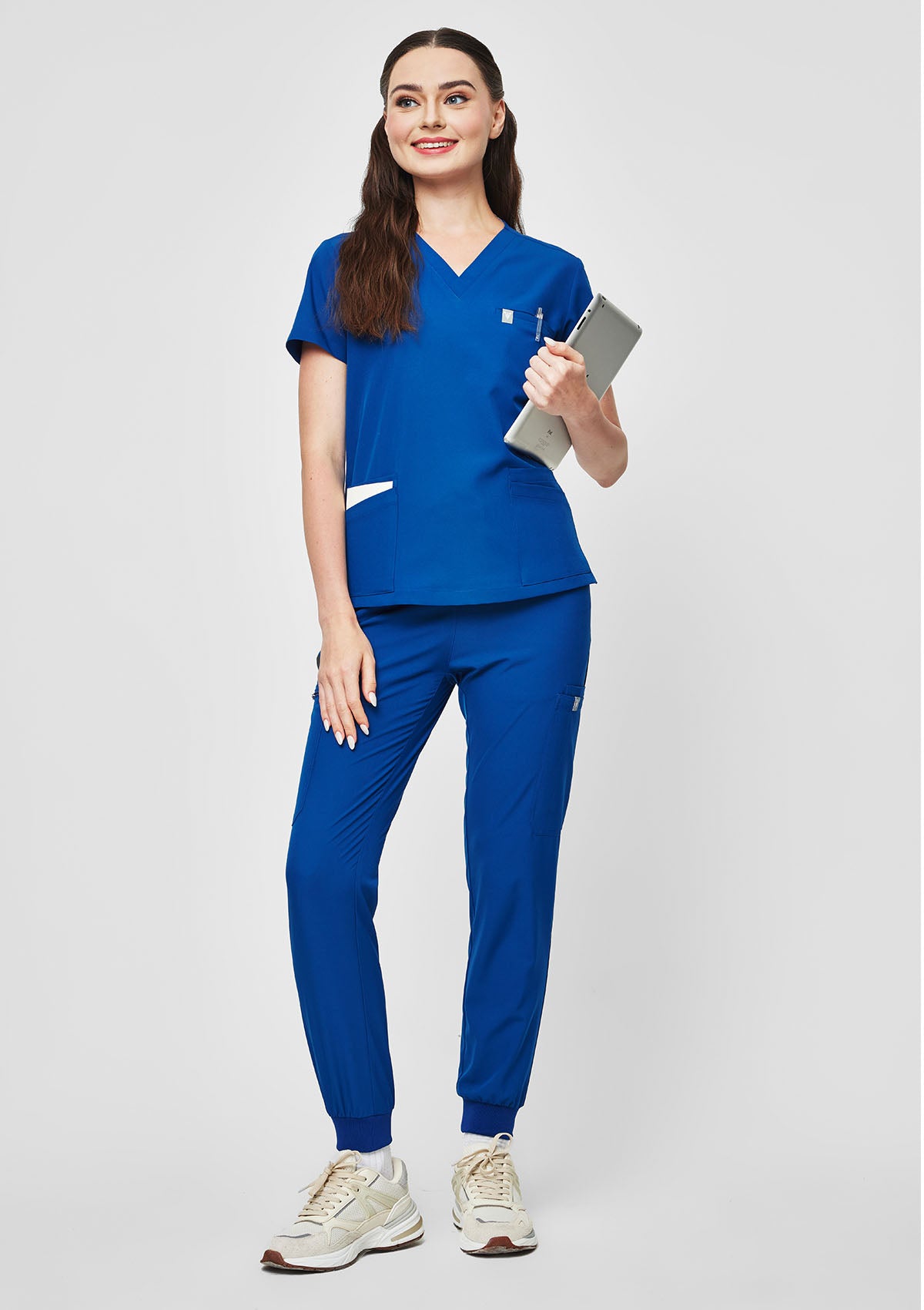 5-Pocket MoveTech® Scrub Top - Women / Cobalt Blue