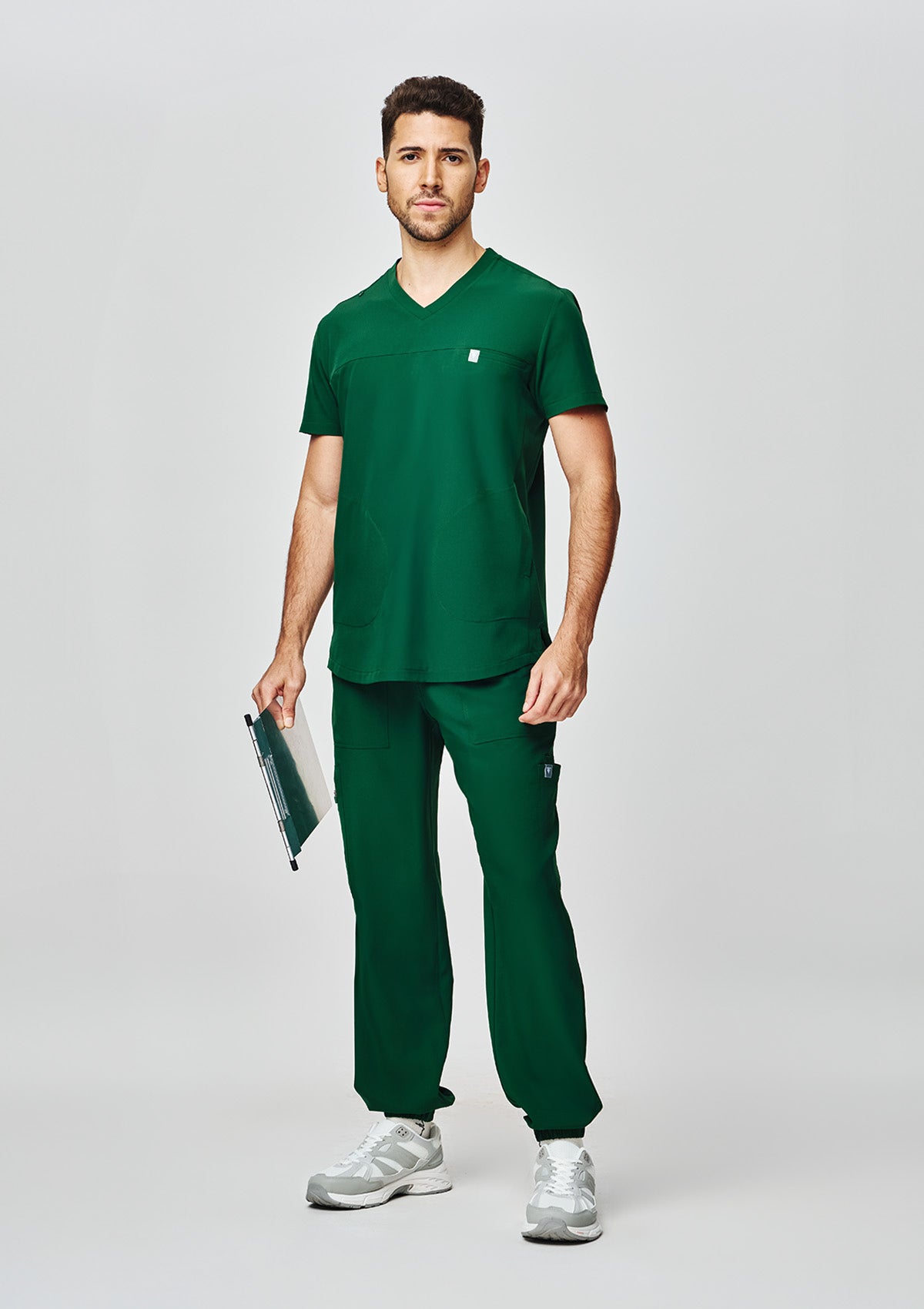 3-Pocket MoveTech® Scrub Top Core+ - Men / Evergreen