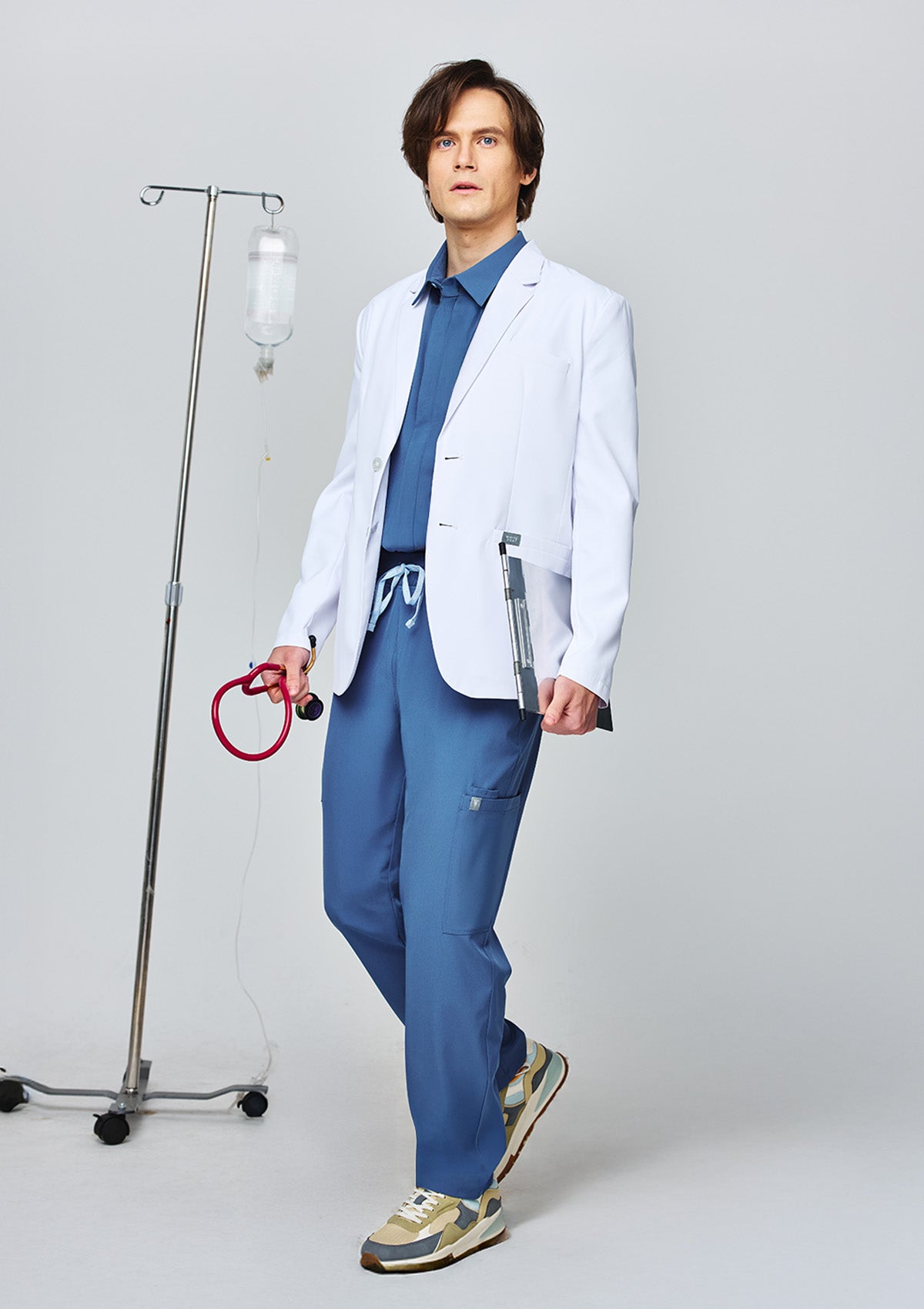 Long Sleeves Blazer Pro+® - Men / White