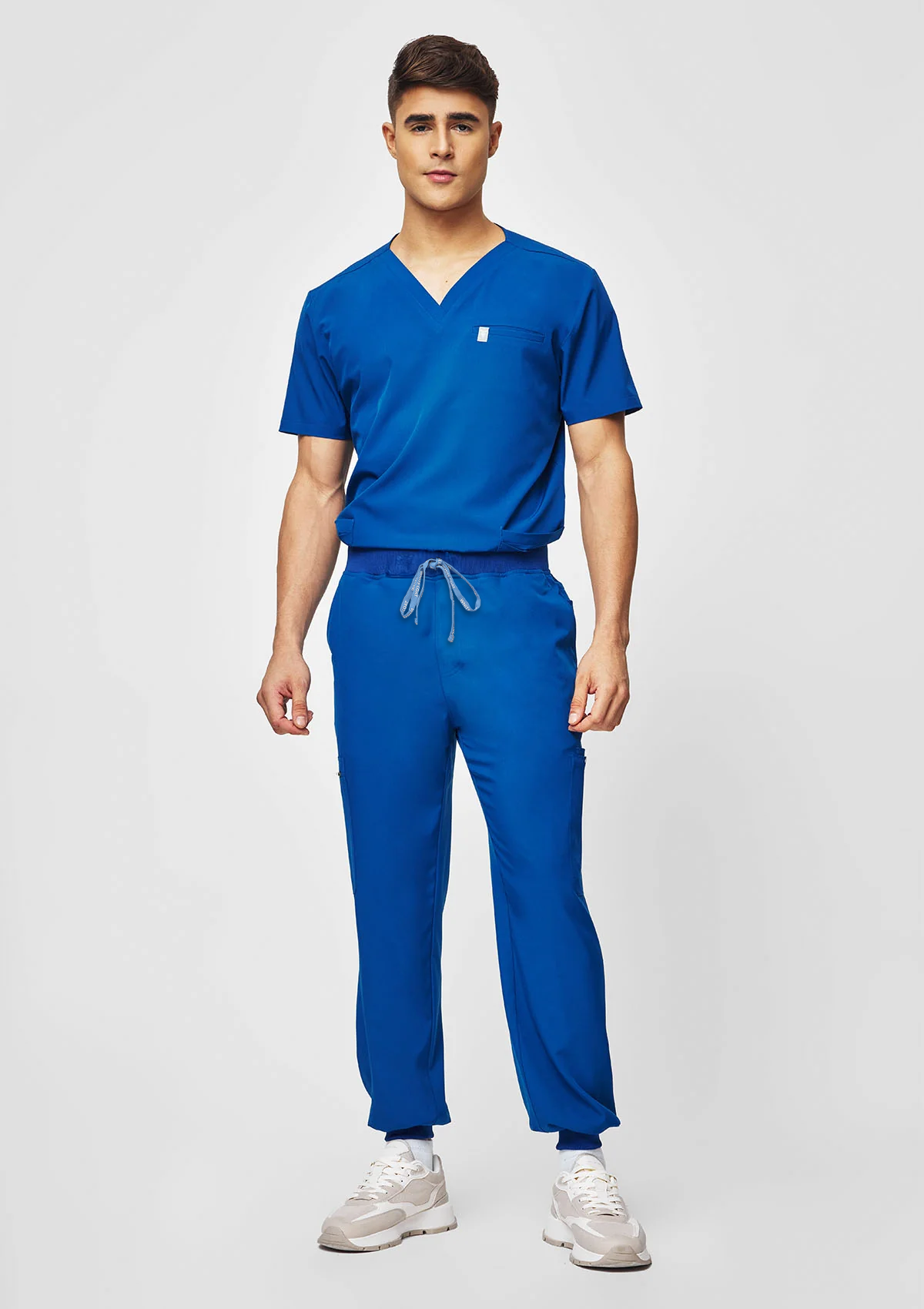 5-Pocket MoveTech® Scrub Top - Men / Cobalt Blue