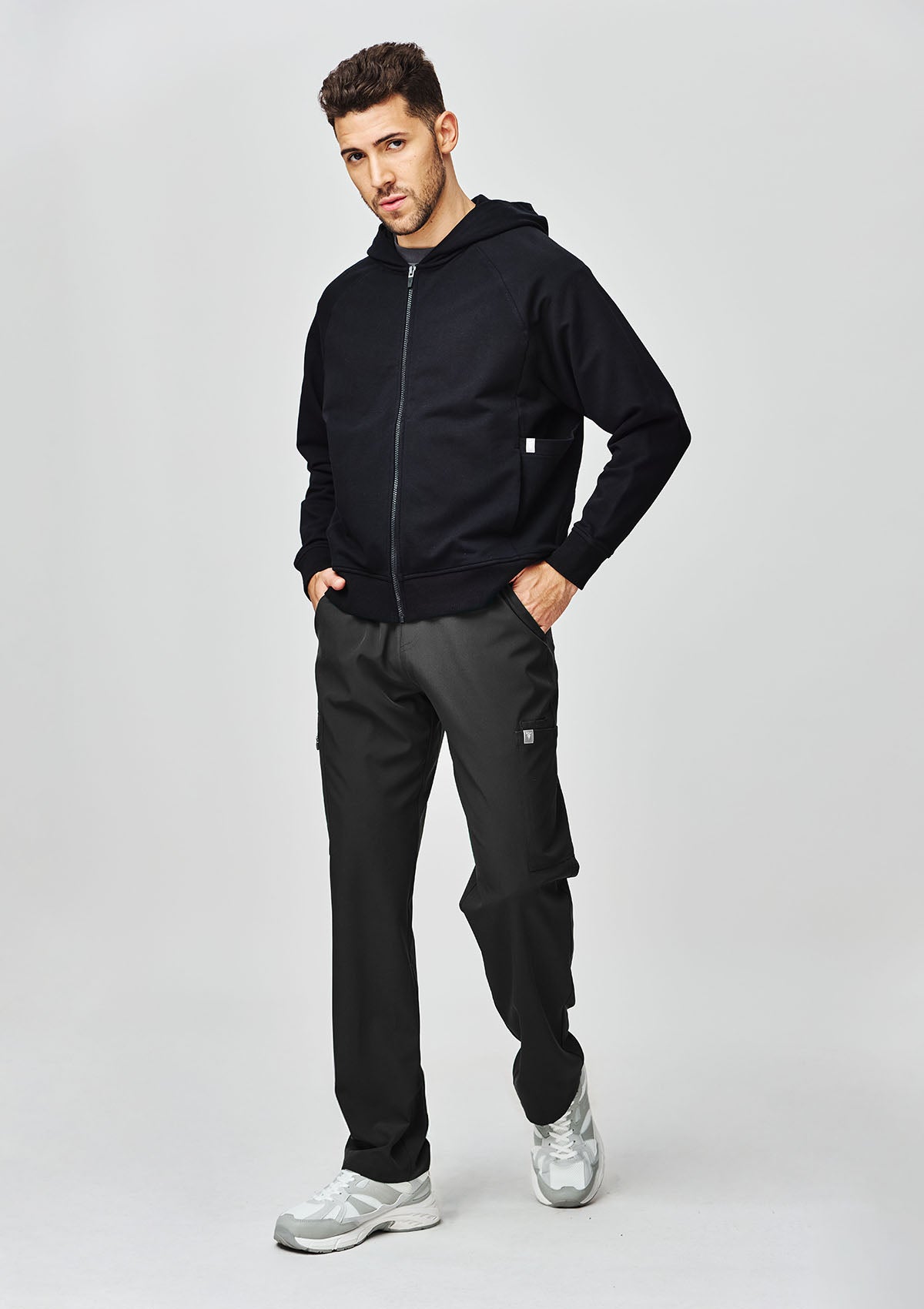 Utility Full Zip Hoodie - Men / Obsidian
