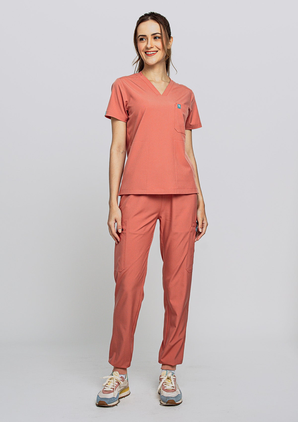 4-Pocket MoveTech® Scrub Top - Women / Saffron