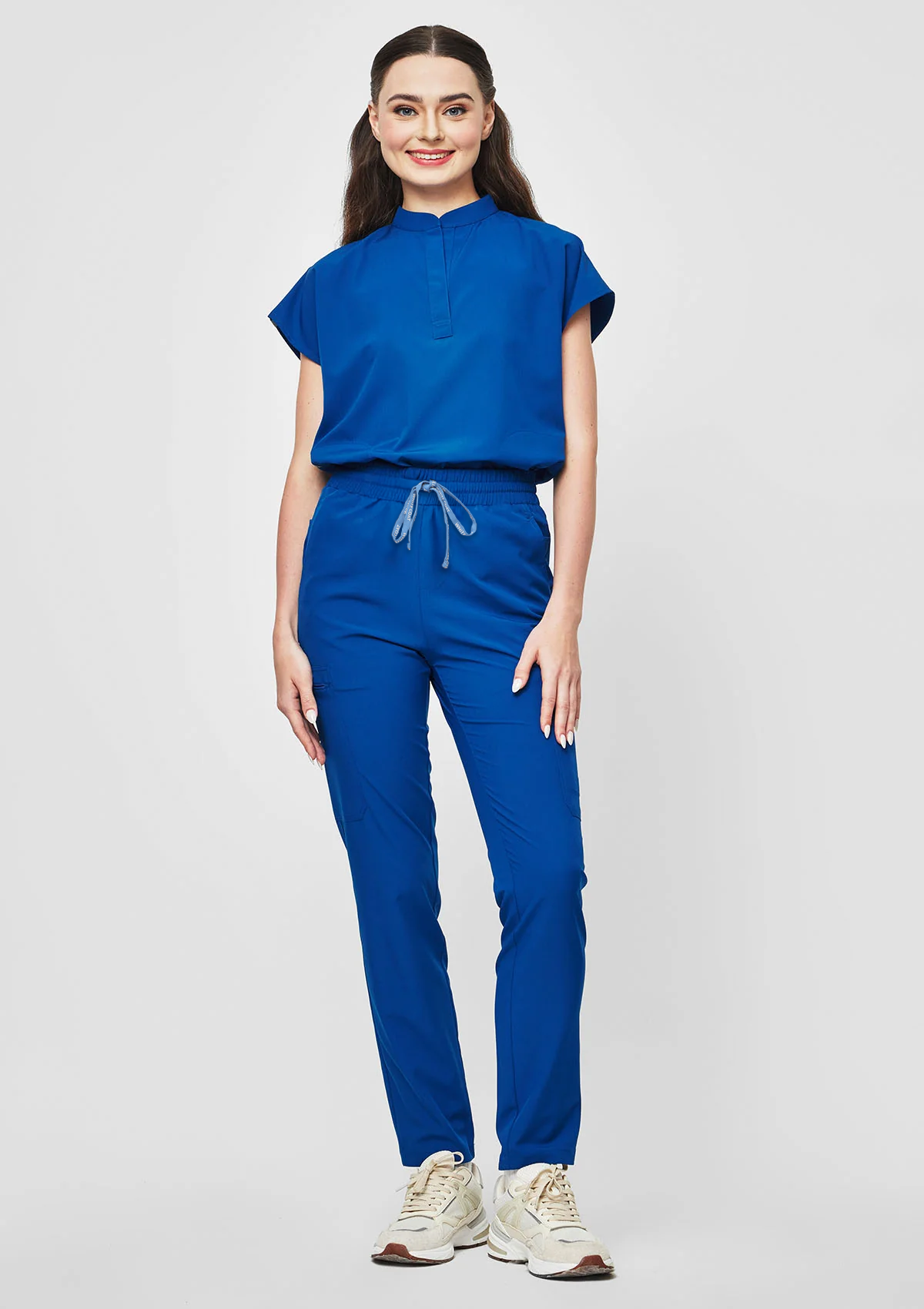 Mandarin MoveTech® Scrub Top - Women / Cobalt Blue