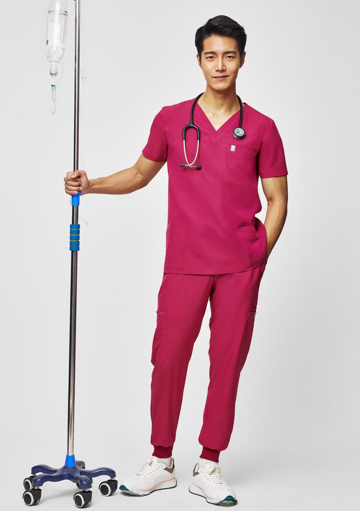 5-Pocket MoveTech® Scrub Top - Men / Orchid Crush