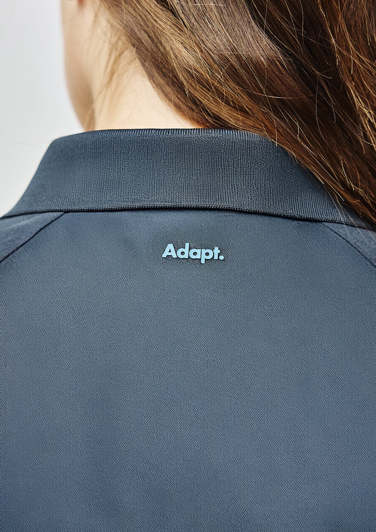 Ribbed Polo Scrub Top - Women / Midnight