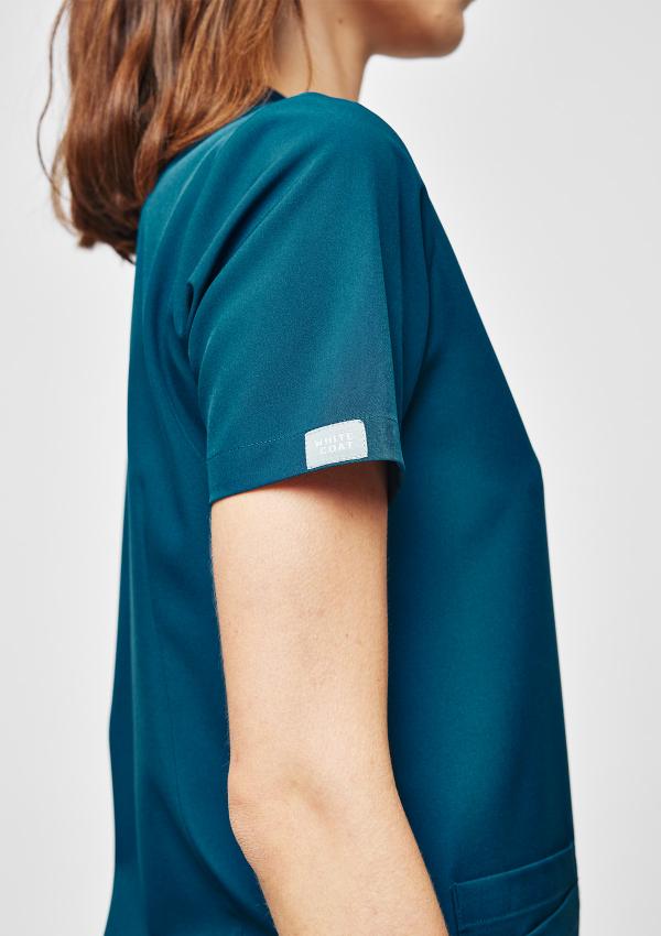5-Pocket MoveTech® Scrub Top - Women / Pacific Tide