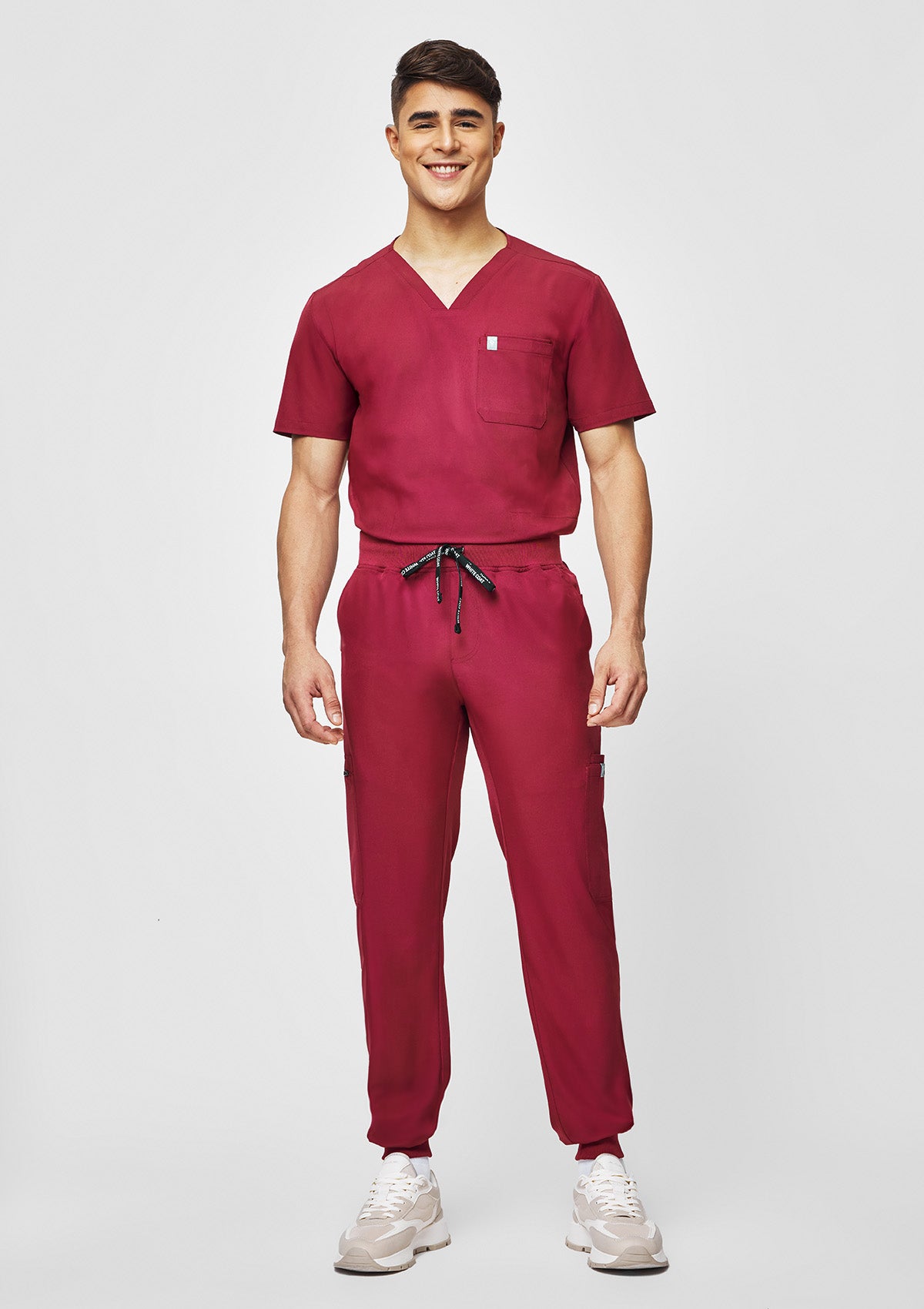 Jogger MoveTech® Scrub Pants - Men / Garnet