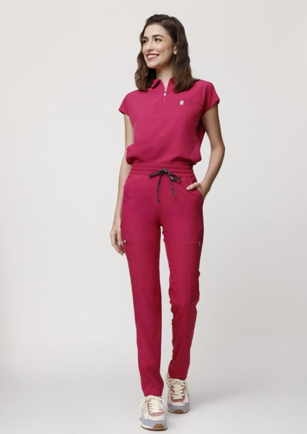 Tapered MoveTech® Scrub Pants - Women / Orchid Crush