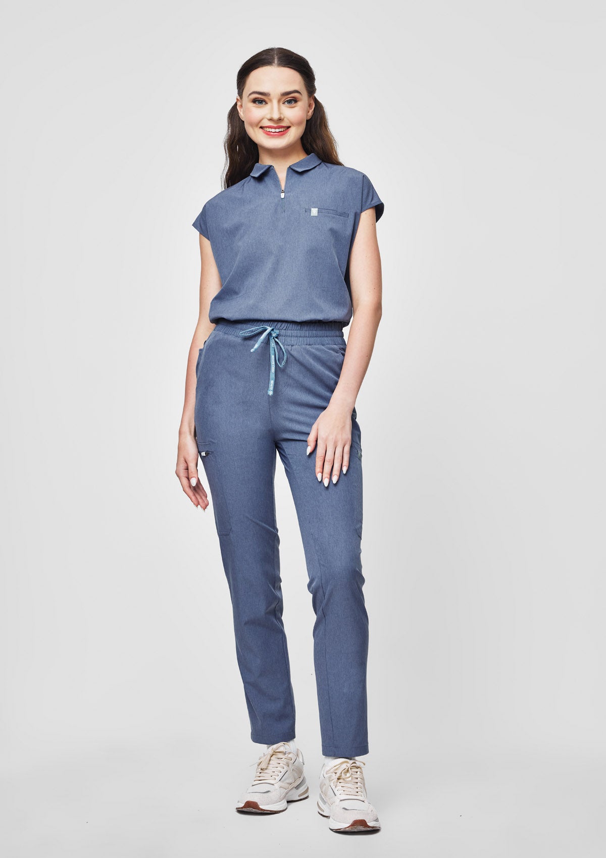 Tapered MoveTech® Matrix Scrub Pants - Women / Slate