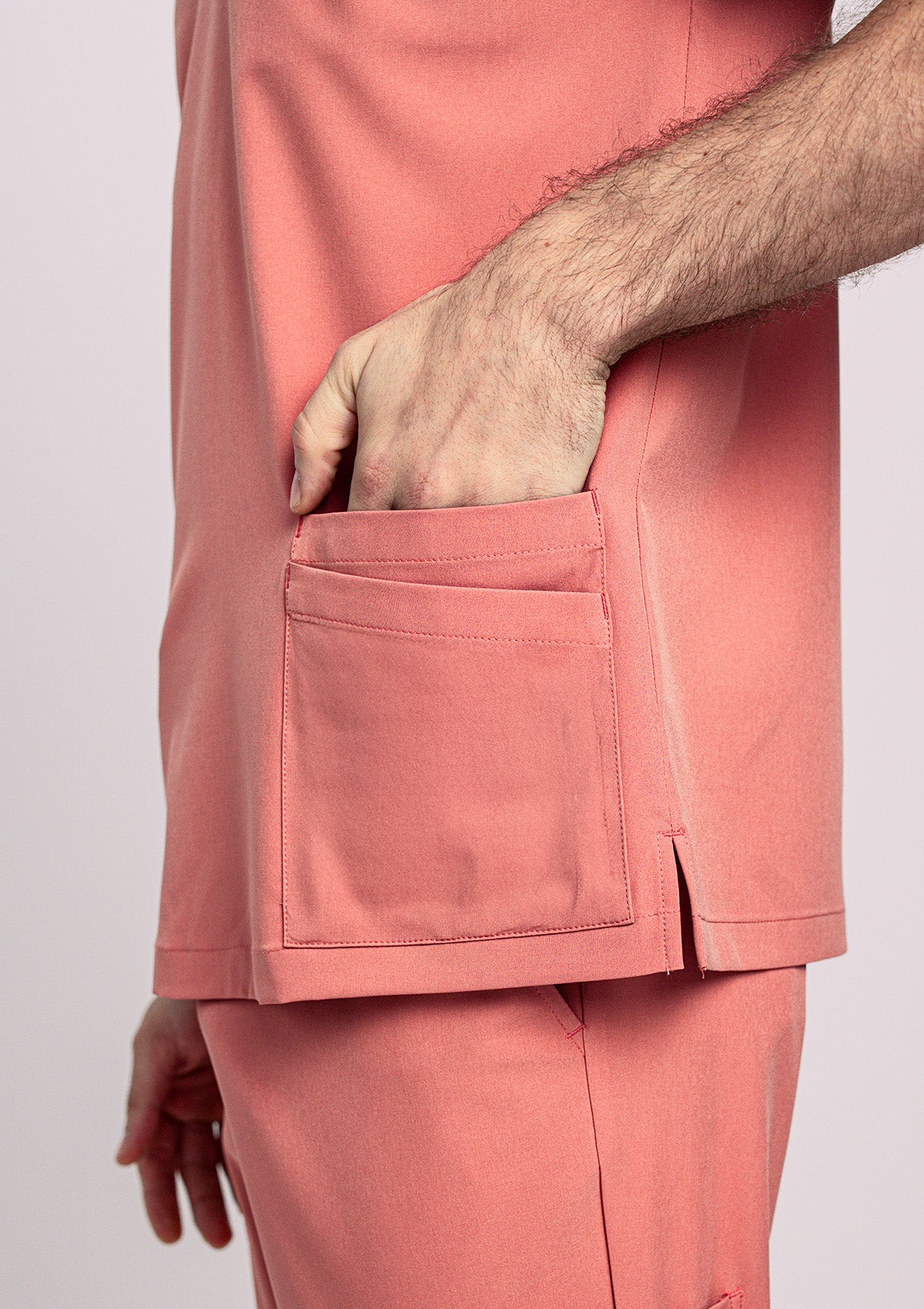 5-Pocket MoveTech® Scrub Top - Men / Saffron