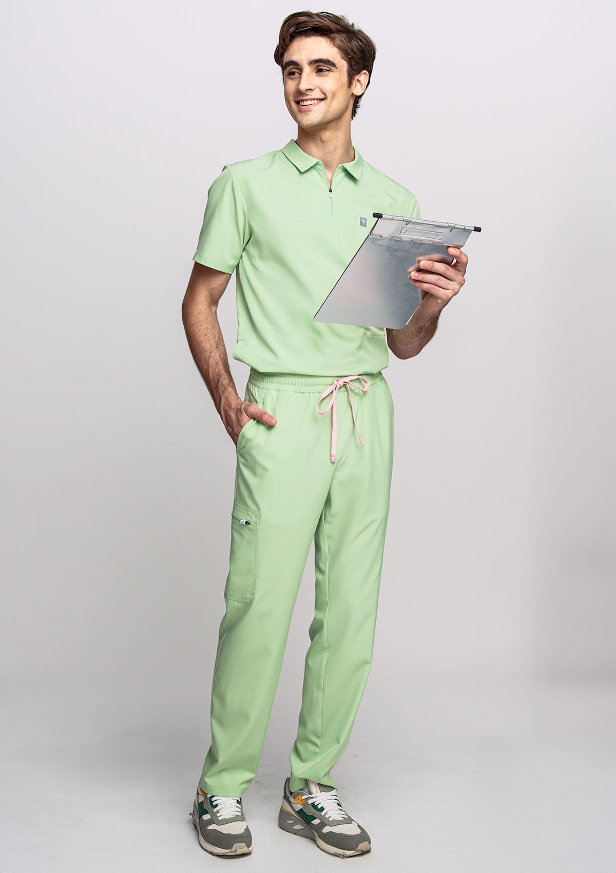 Straight Cut MoveTech® Scrub Pants - Men / Lime