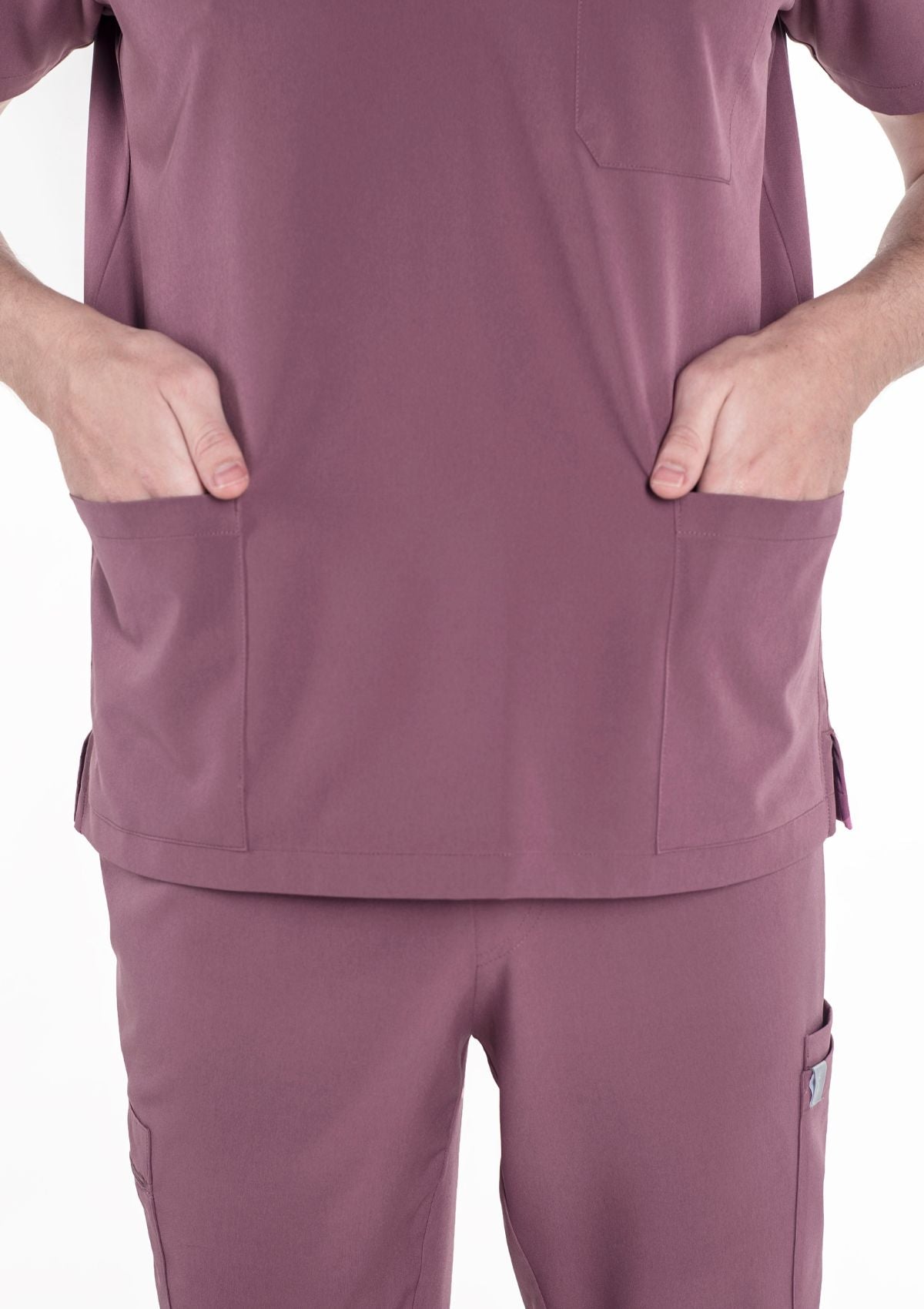 3-Pocket MoveTech® Scrub Top 2.0 - Men / Mauve