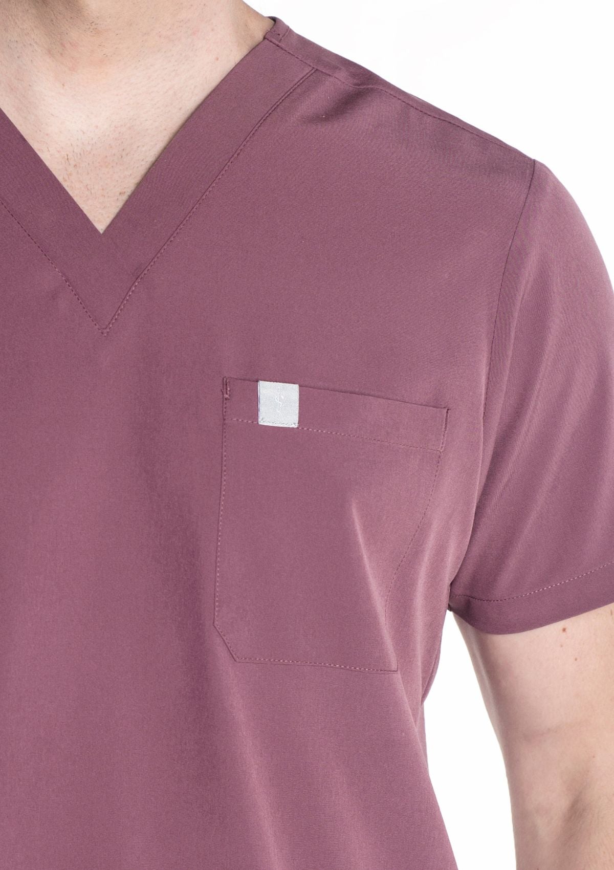 3-Pocket MoveTech® Scrub Top 2.0 - Men / Mauve