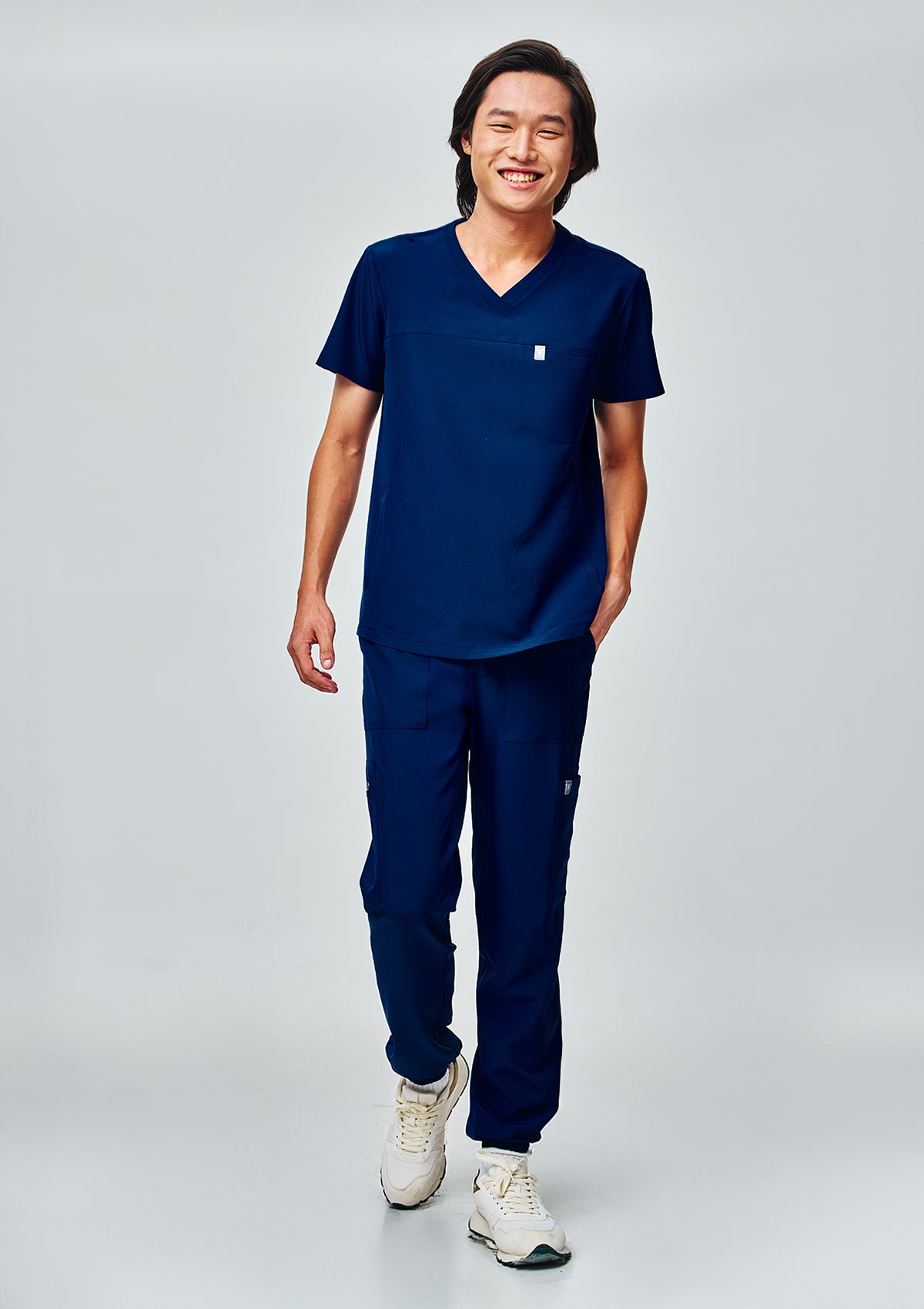 3-Pocket MoveTech® Scrub Top Core+ - Men / Navy