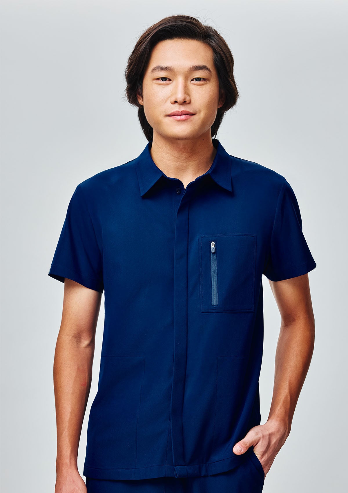 Polo MoveTech® Scrub Top Core+ - Men / Navy