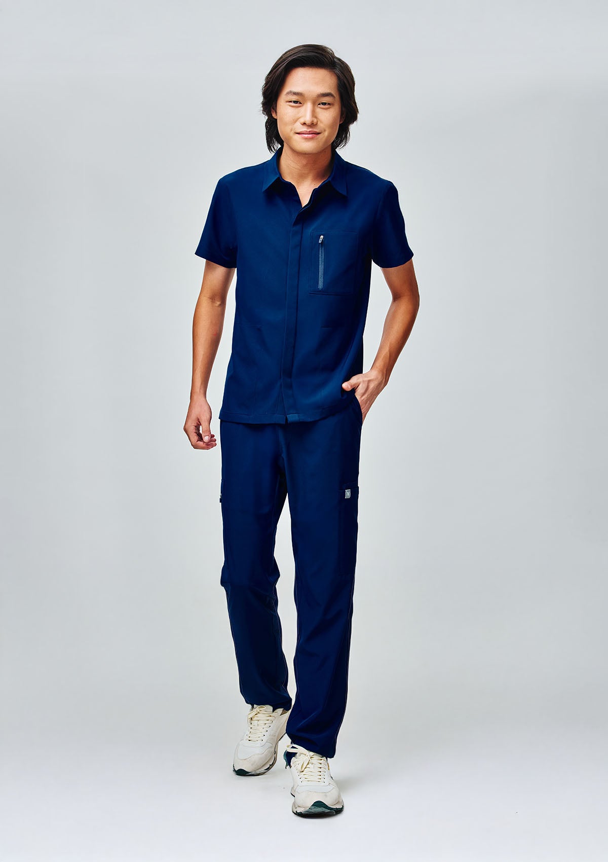 Polo MoveTech® Scrub Top Core+ - Men / Navy