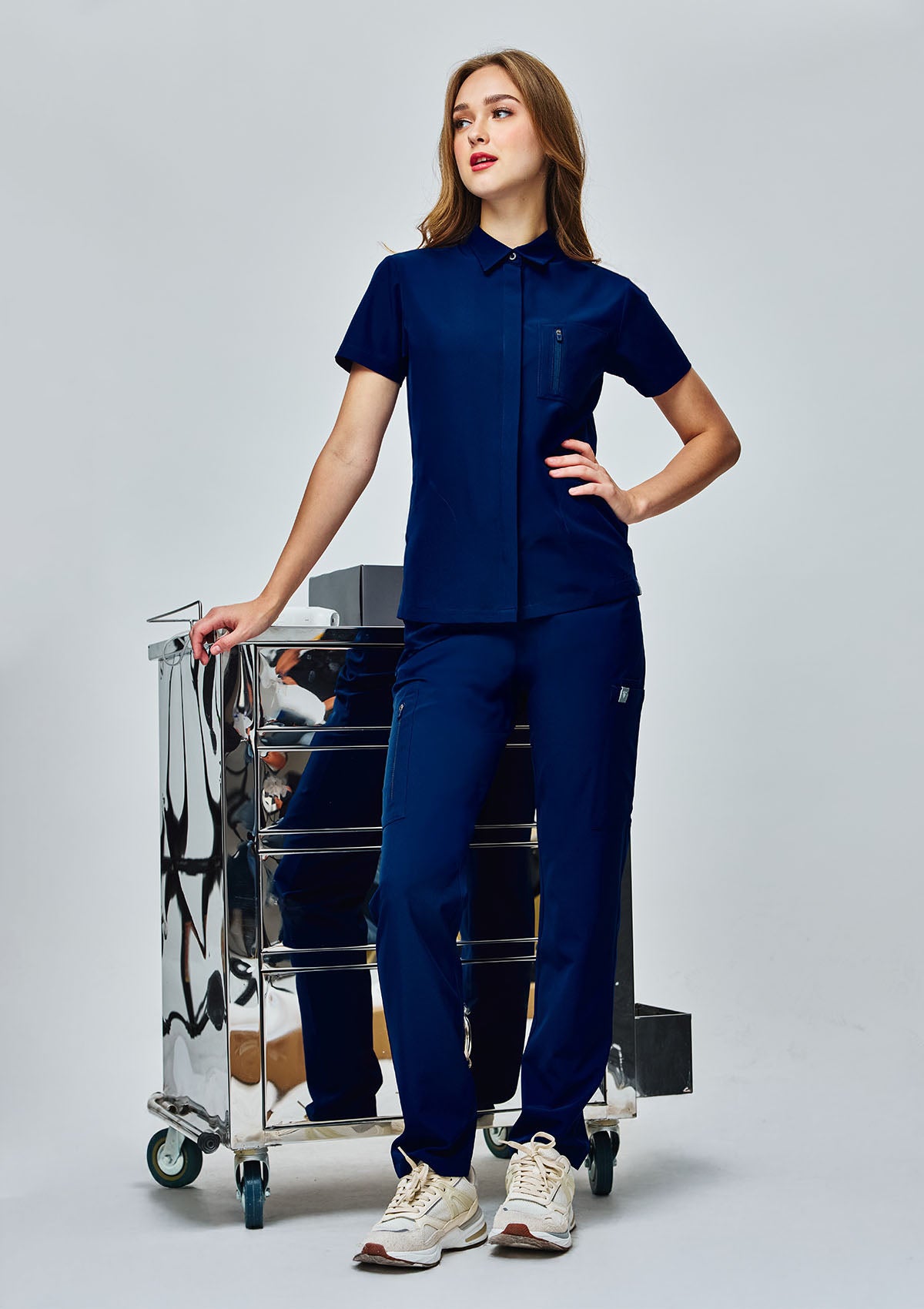 Polo MoveTech® Scrub Top Core+ - Women / Navy