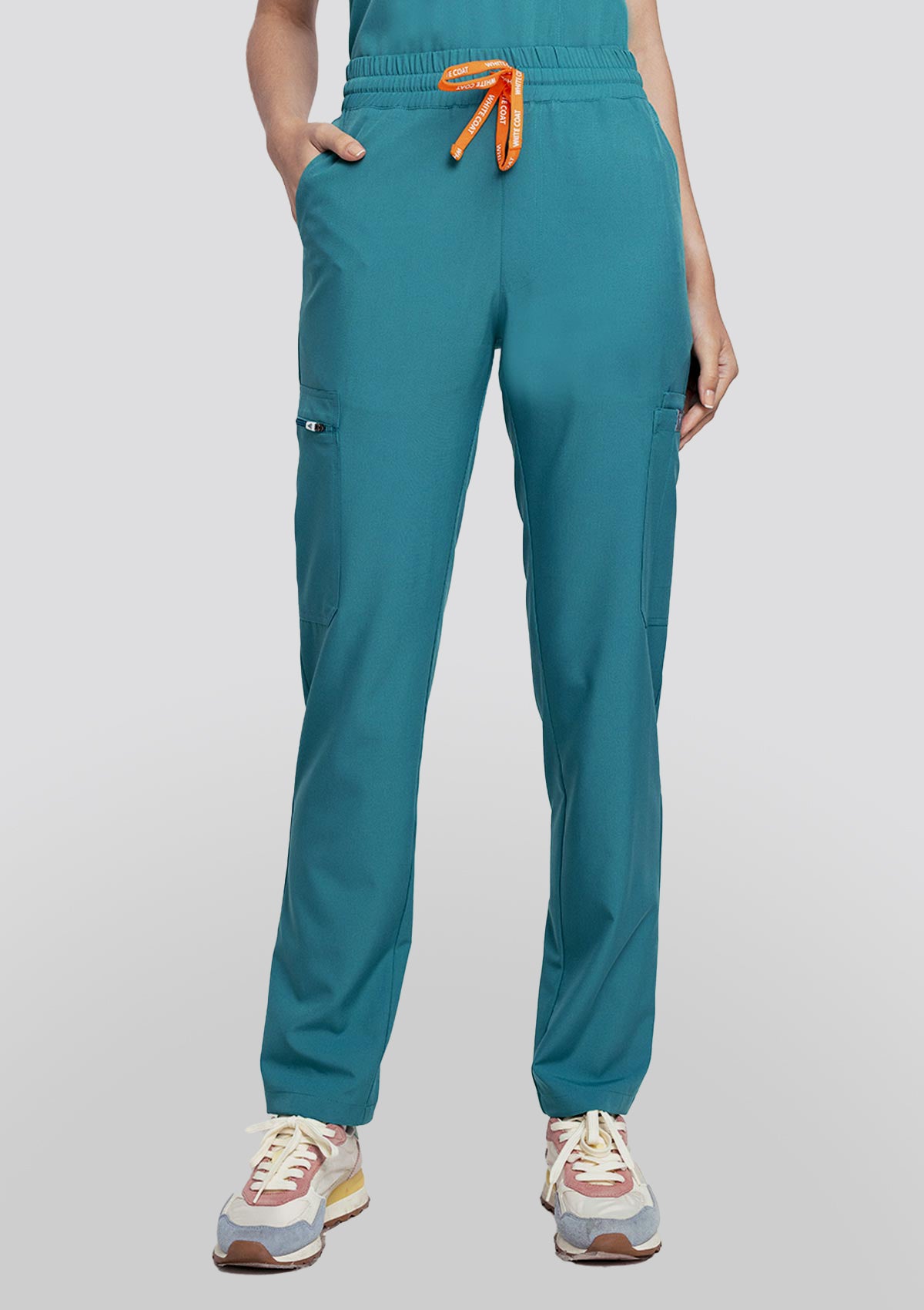 Tapered MoveTech® Scrub Pants - Women / Seafoam