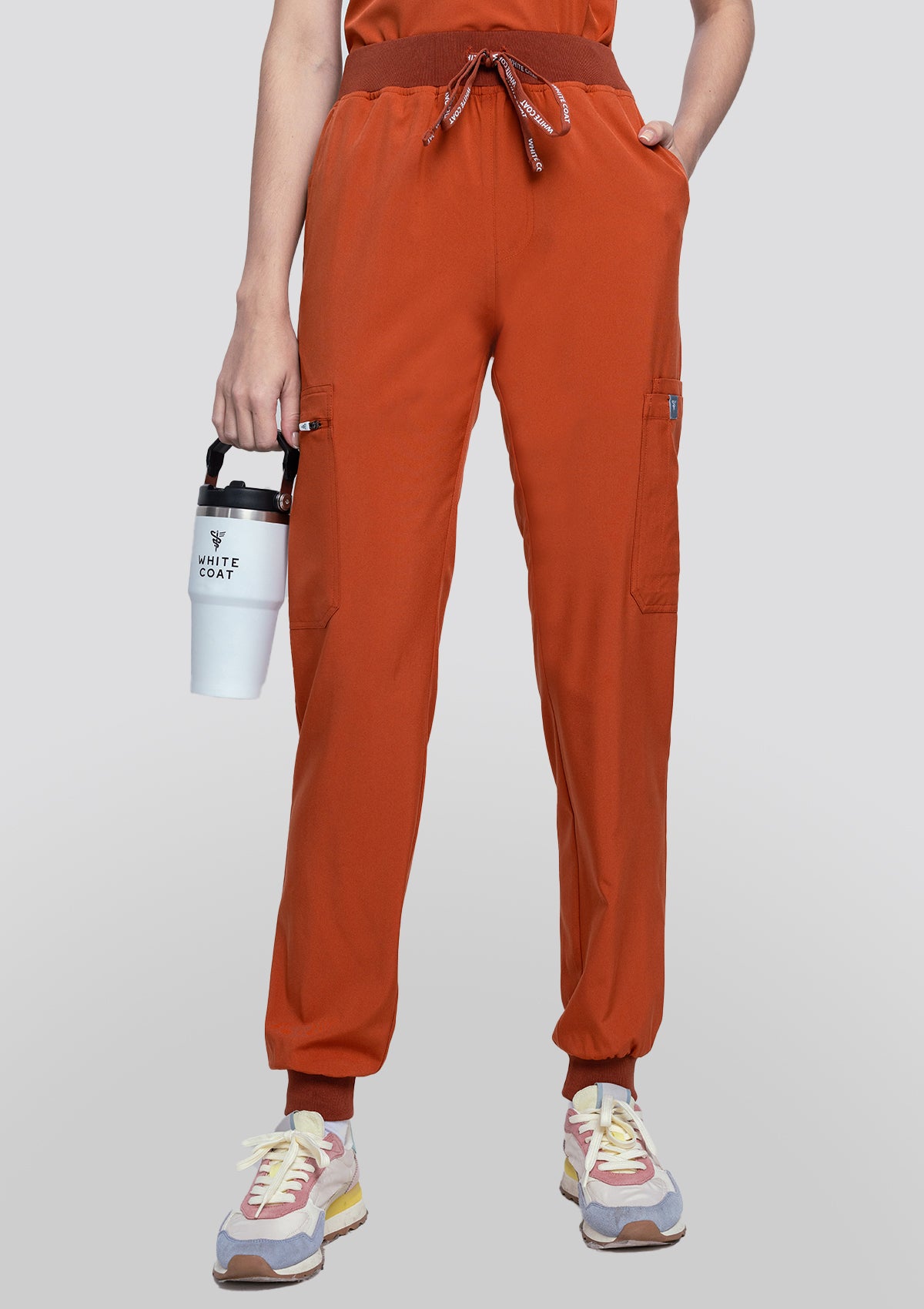 Jogger MoveTech® Scrub Pants - Women / Terracotta