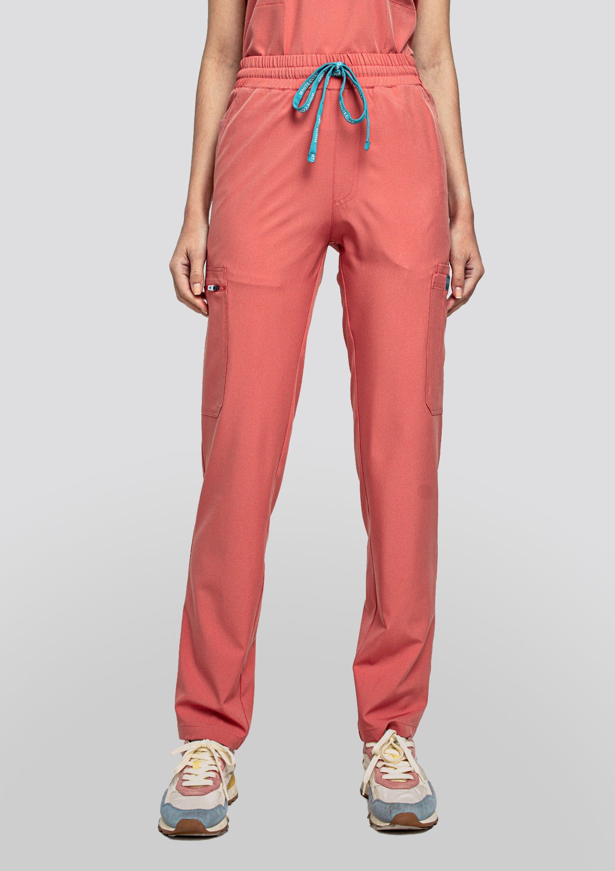 Tapered MoveTech® Scrub Pants - Women / Saffron