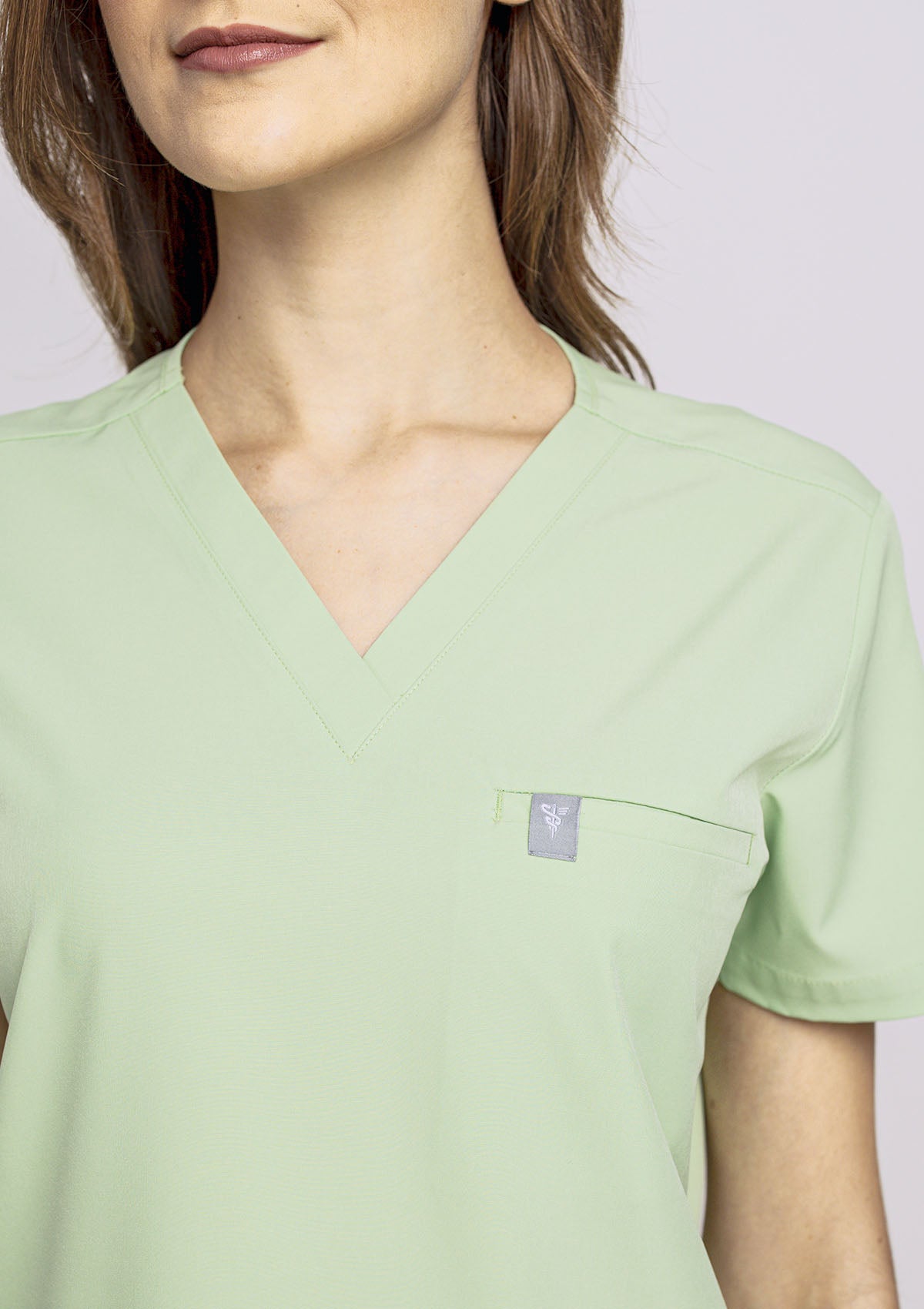 5-Pocket MoveTech® Scrub Top - Women / Lime