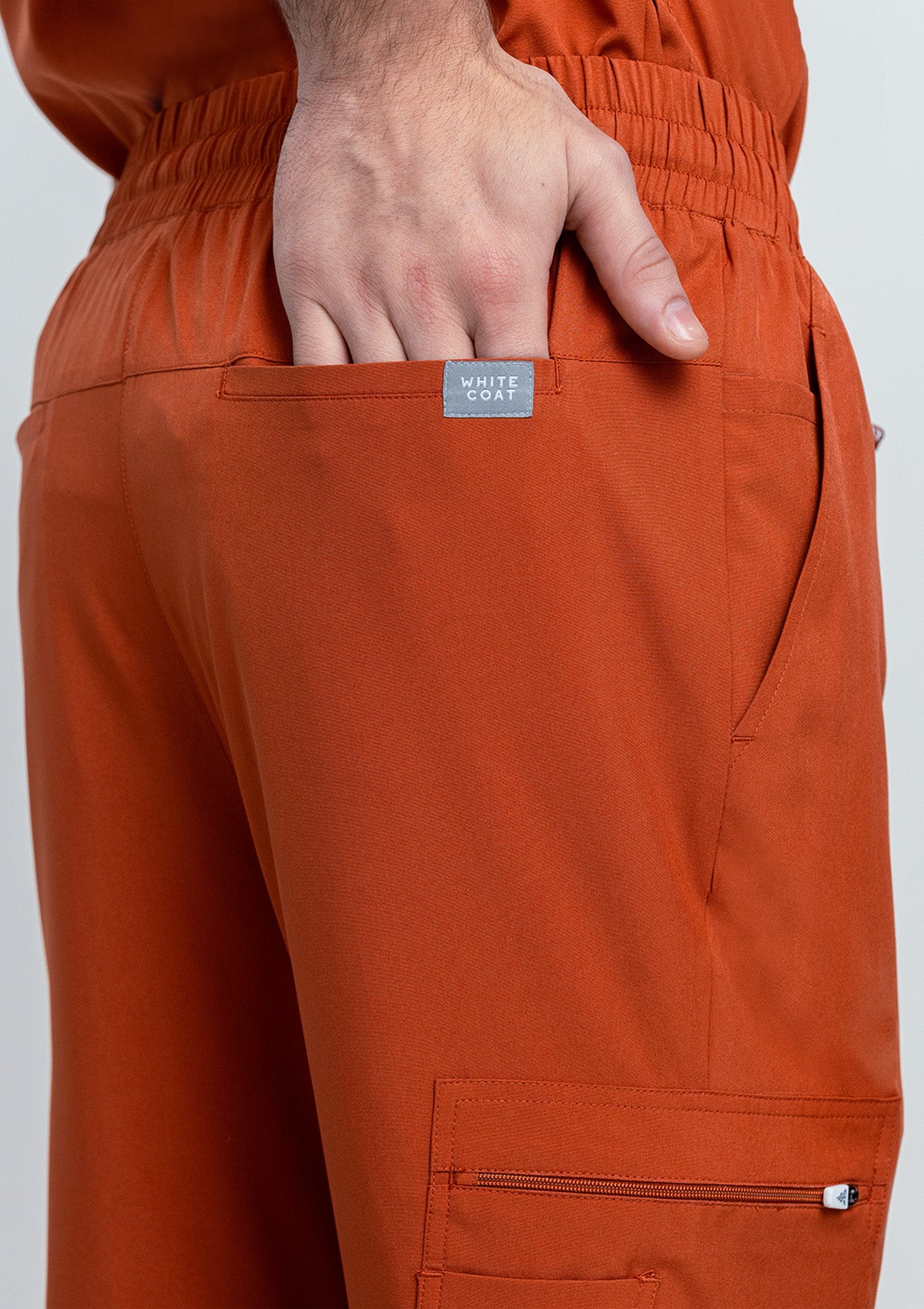 Straight Cut MoveTech® Scrub Pants - Men / Terracotta