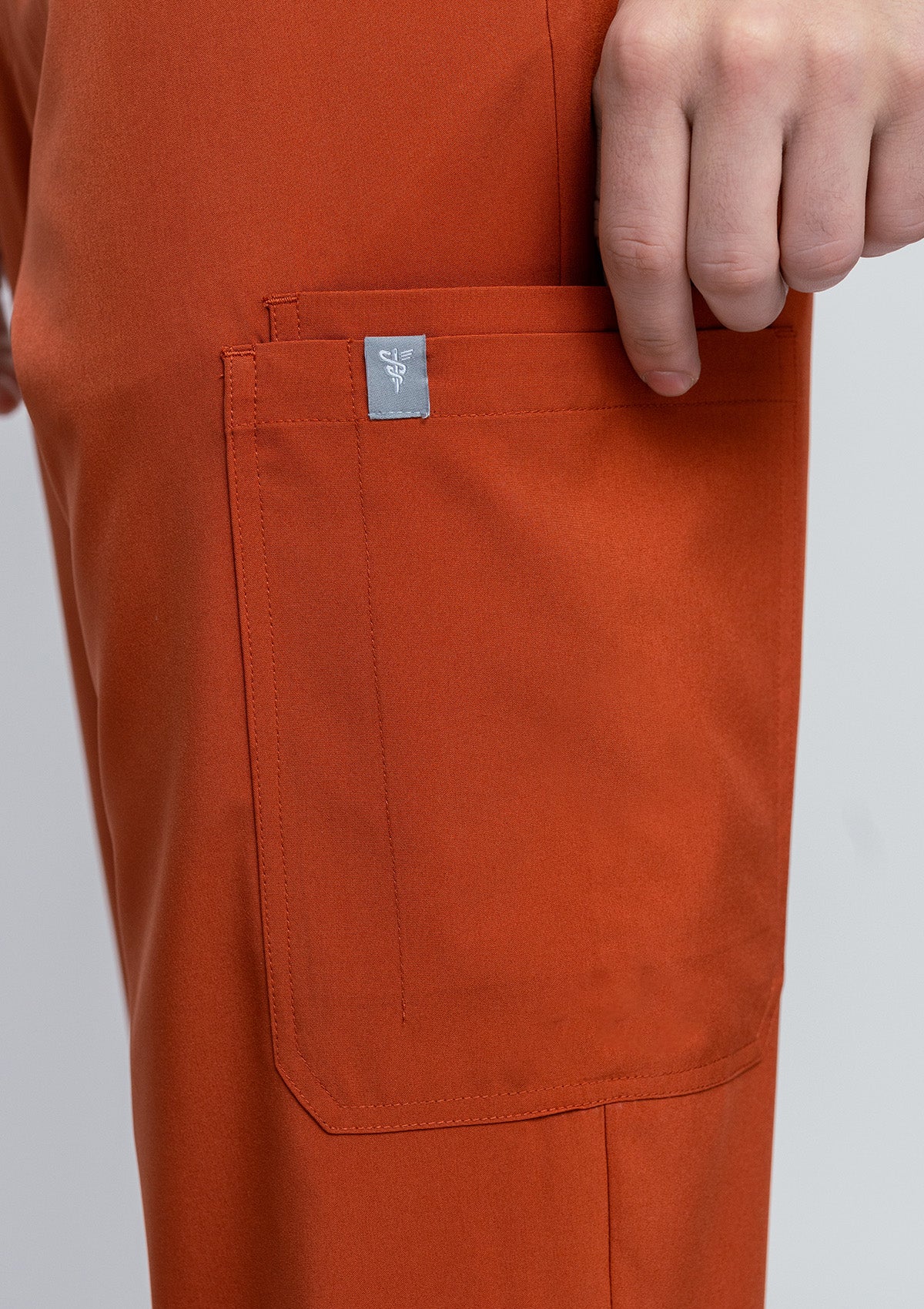 Straight Cut MoveTech® Scrub Pants - Men / Terracotta