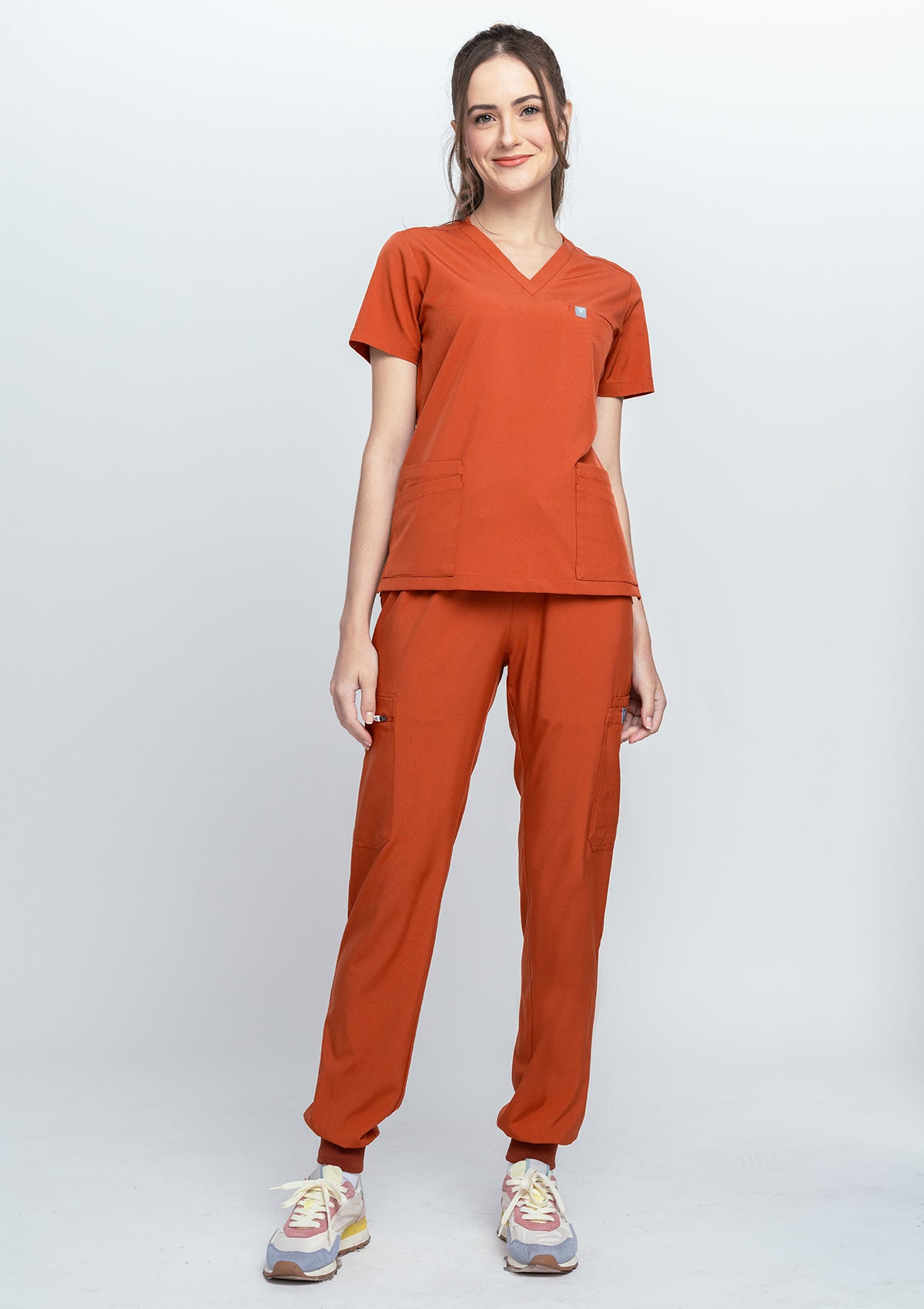 5-Pocket MoveTech® Scrub Top - Women / Terracotta