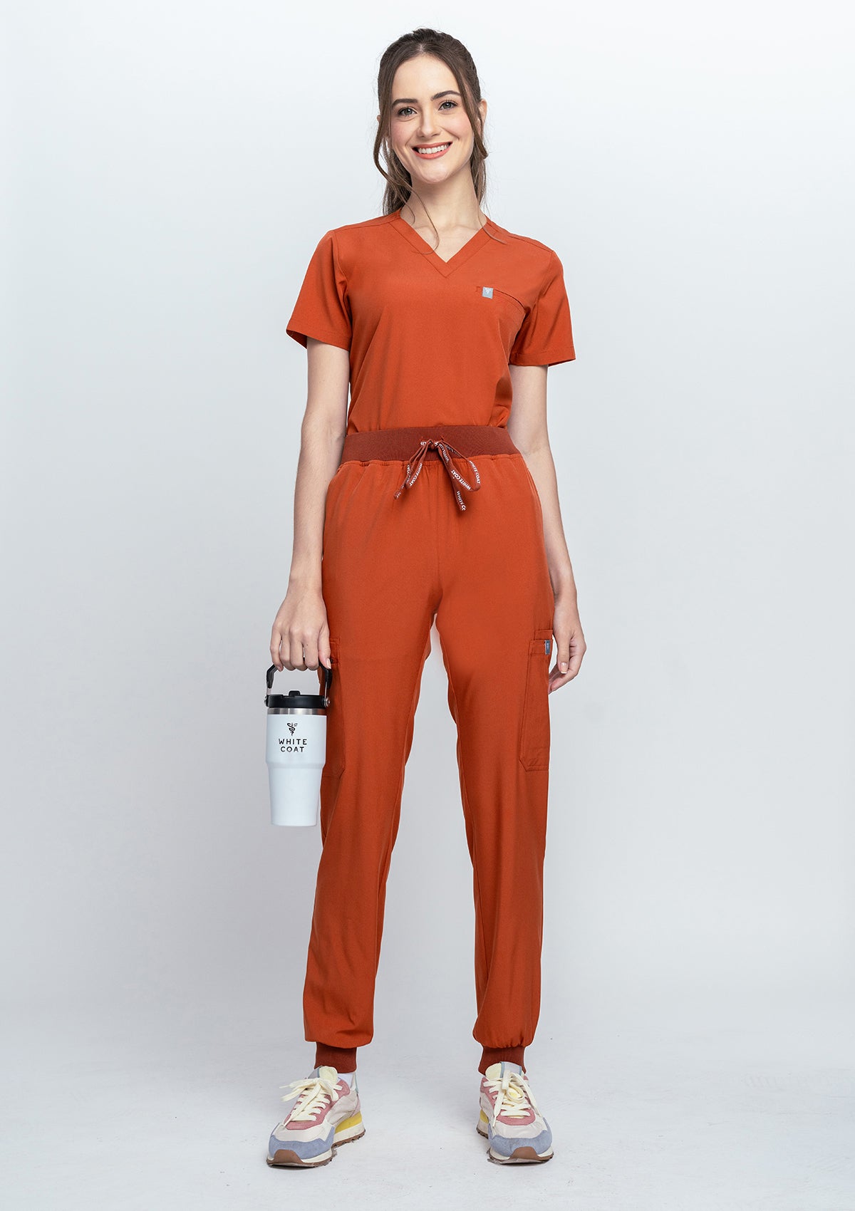 Jogger MoveTech® Scrub Pants - Women / Terracotta