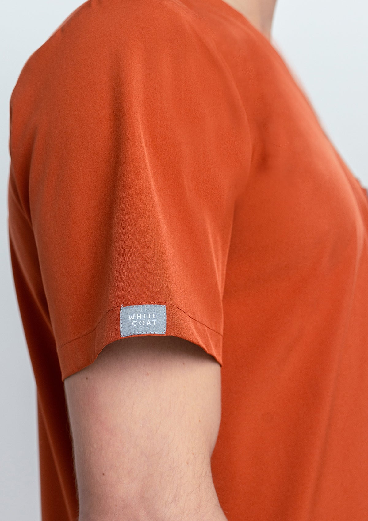 4-Pocket MoveTech® Scrub Top - Men / Terracotta