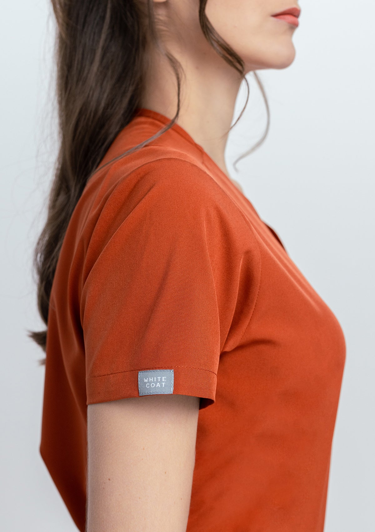 4-Pocket MoveTech® Scrub Top - Women / Terracotta