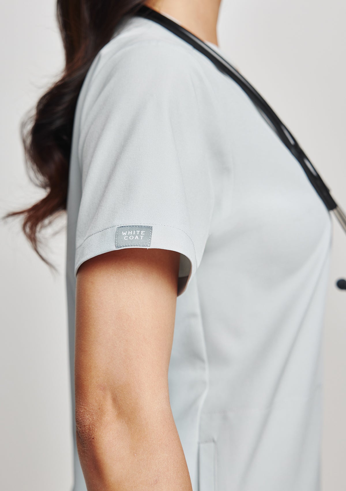 4-Pocket MoveTech® Scrub Top - Women / Cool Grey